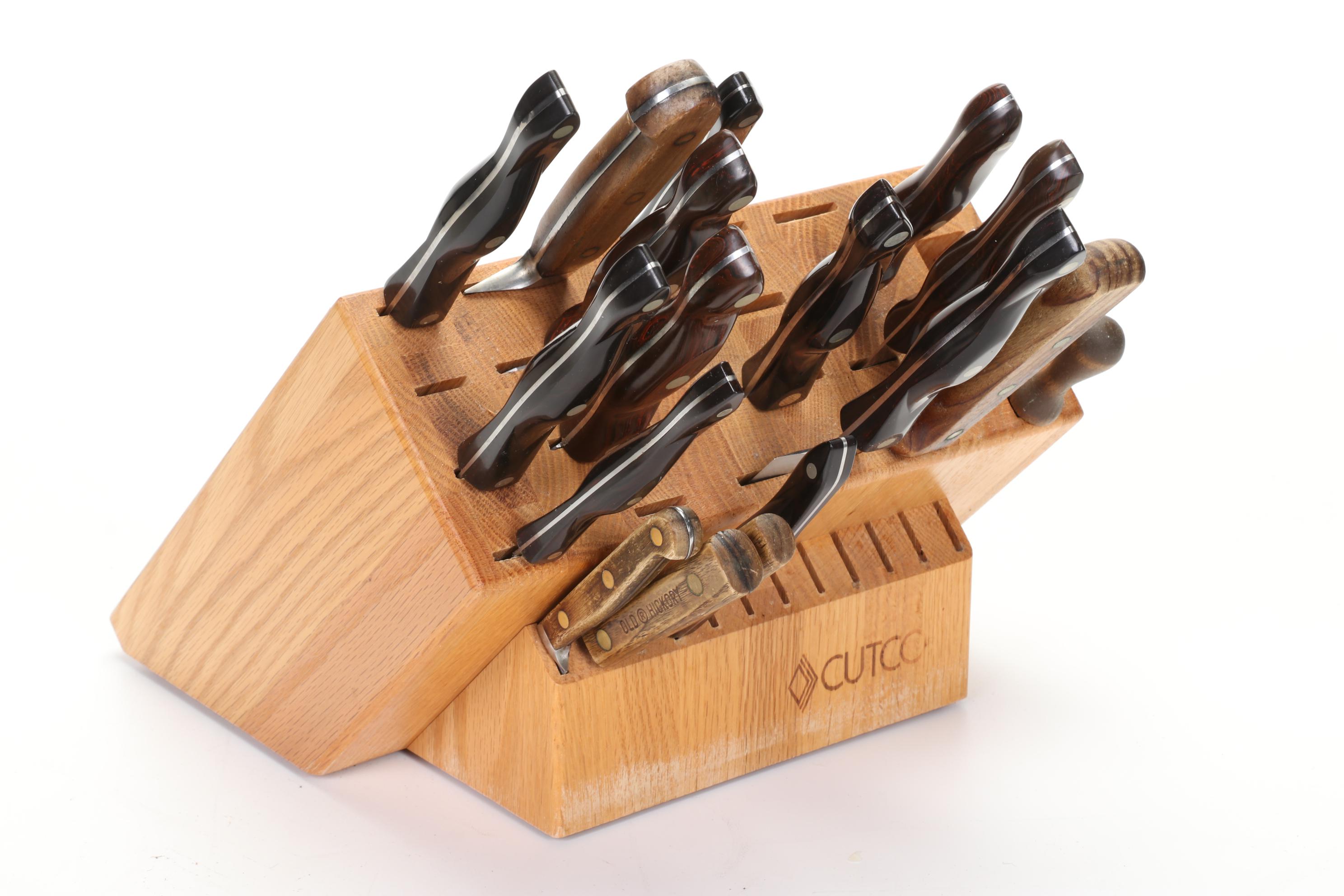 Cutco Cutlery with Block, Serving Utensils, and Other Kitchen Accessories