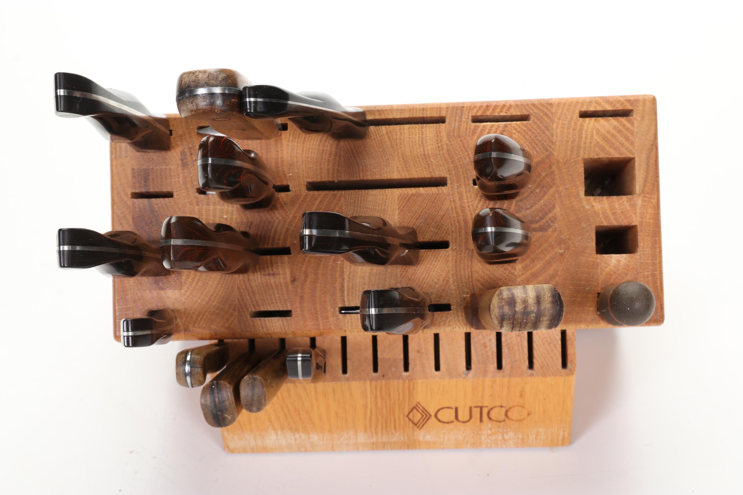 Cutco Cutlery with Block, Serving Utensils, and Other Kitchen Accessories