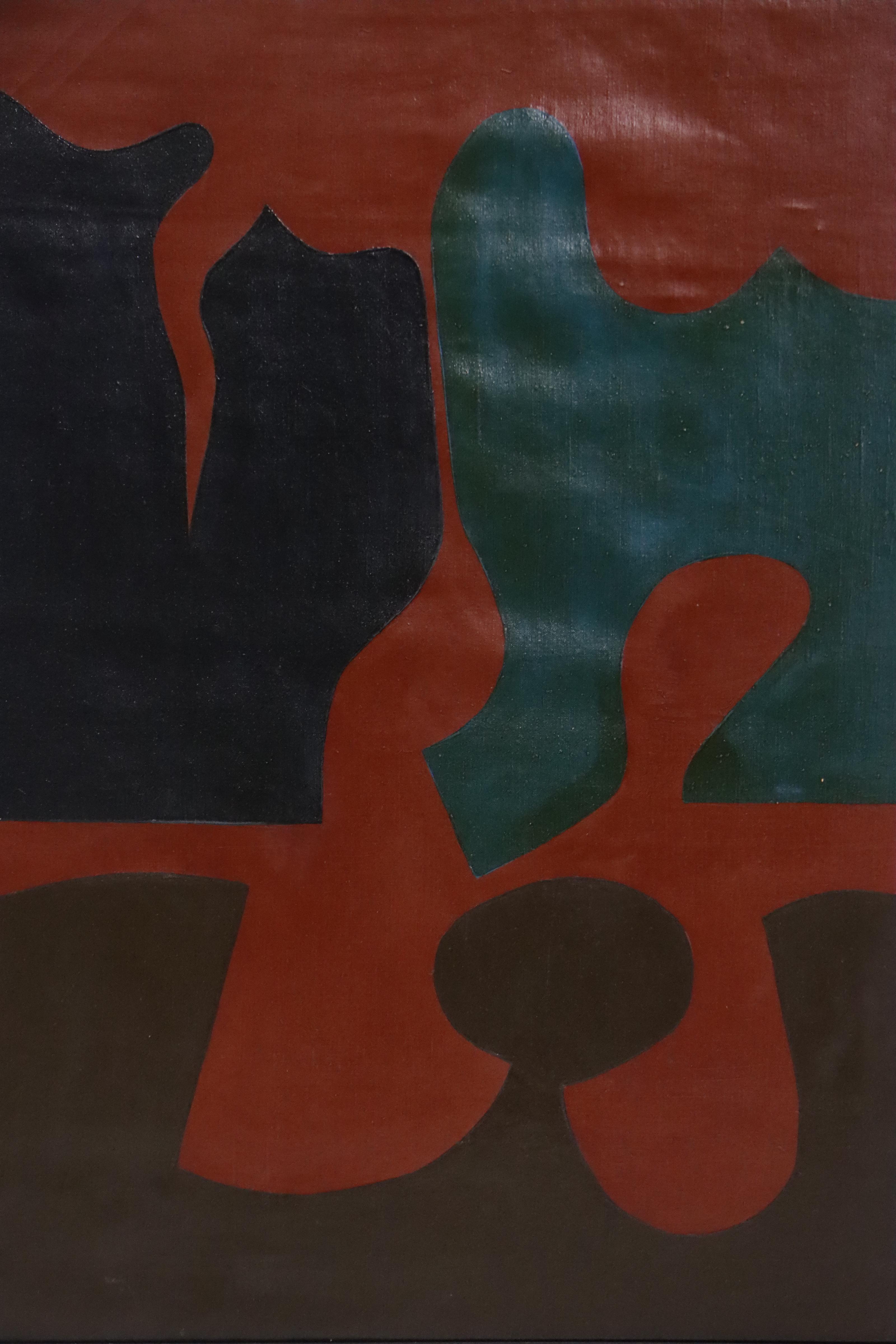 Harry Hilson Abstract Oil Painting