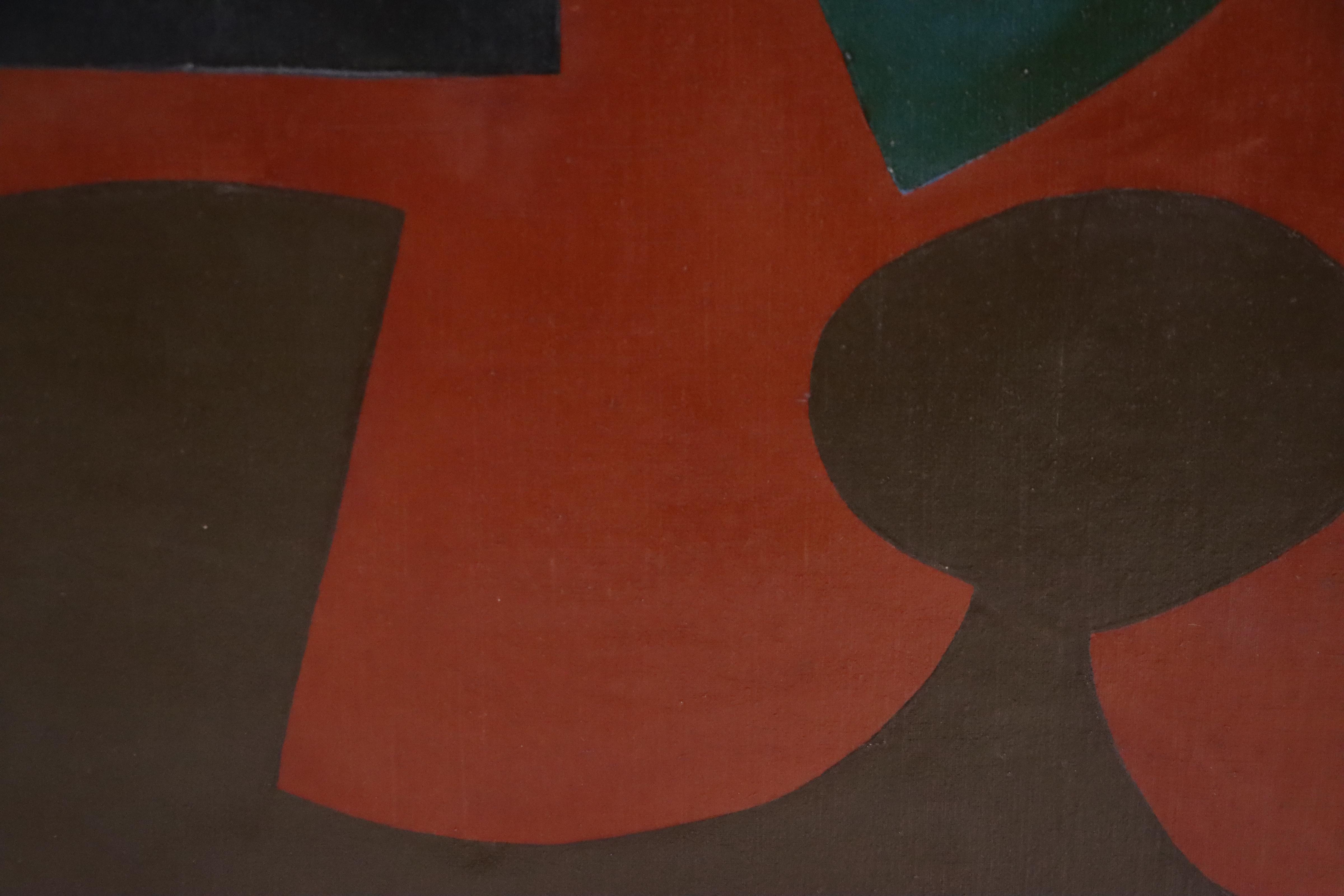 Harry Hilson Abstract Oil Painting