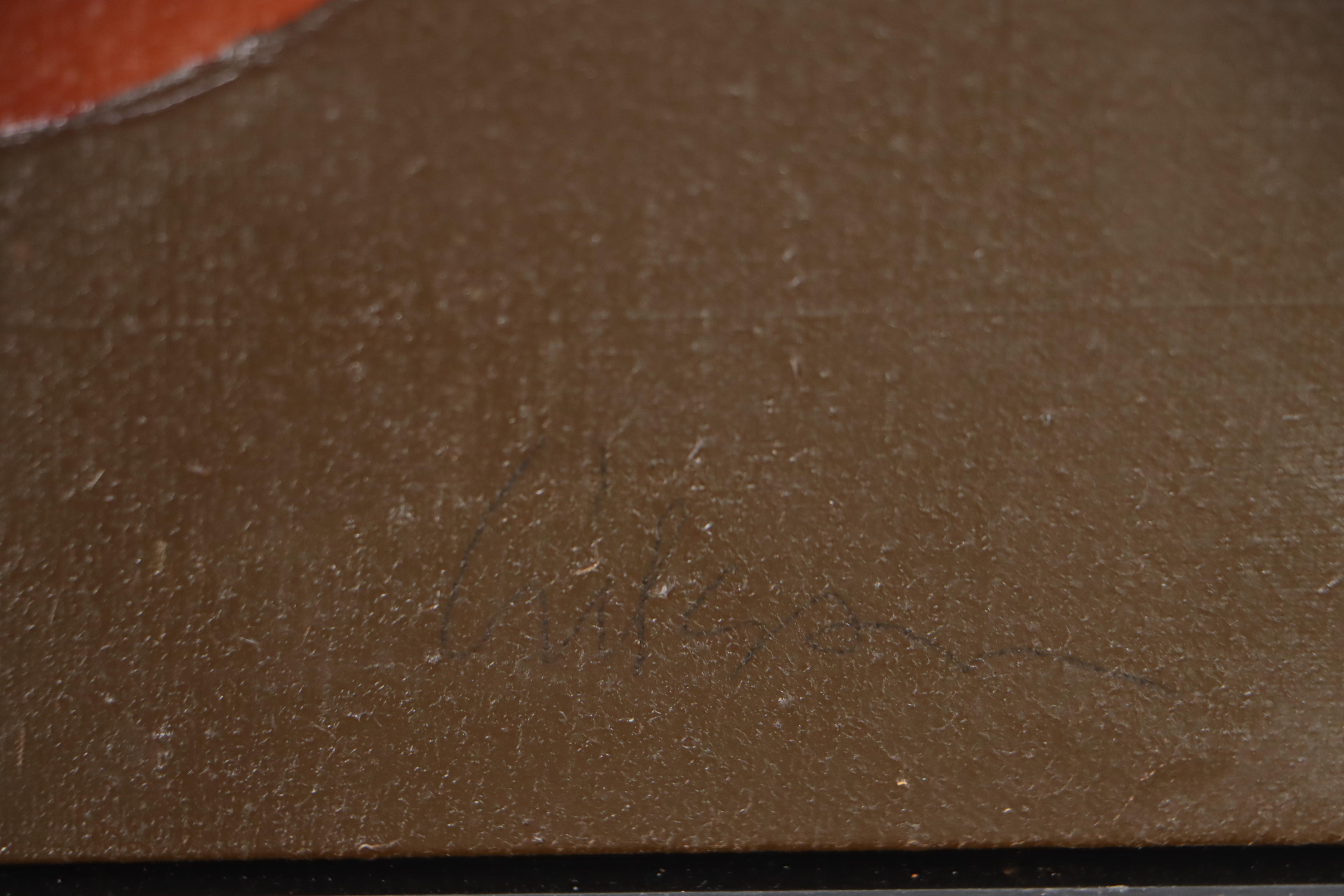 Harry Hilson Abstract Oil Painting