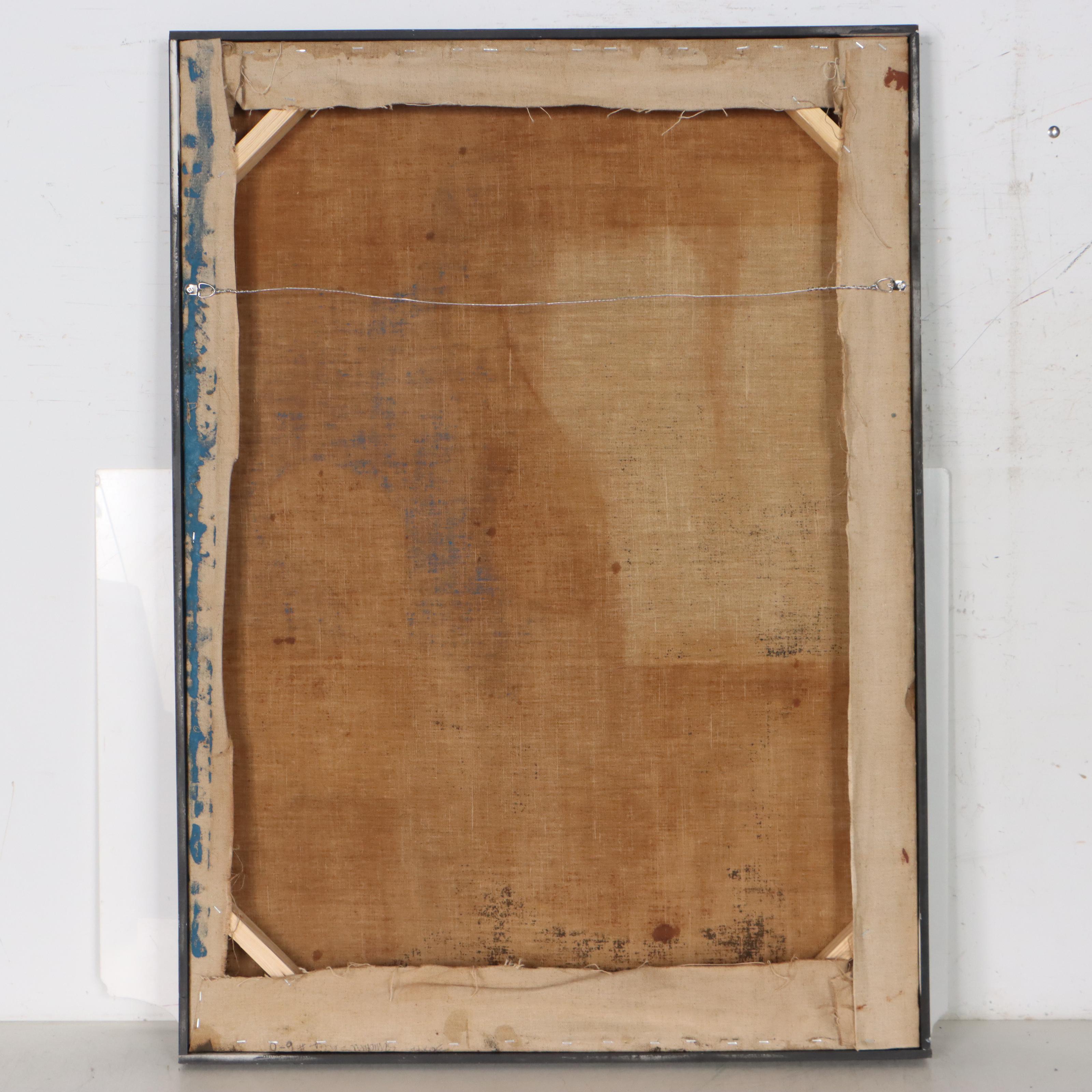 Harry Hilson Abstract Oil Painting