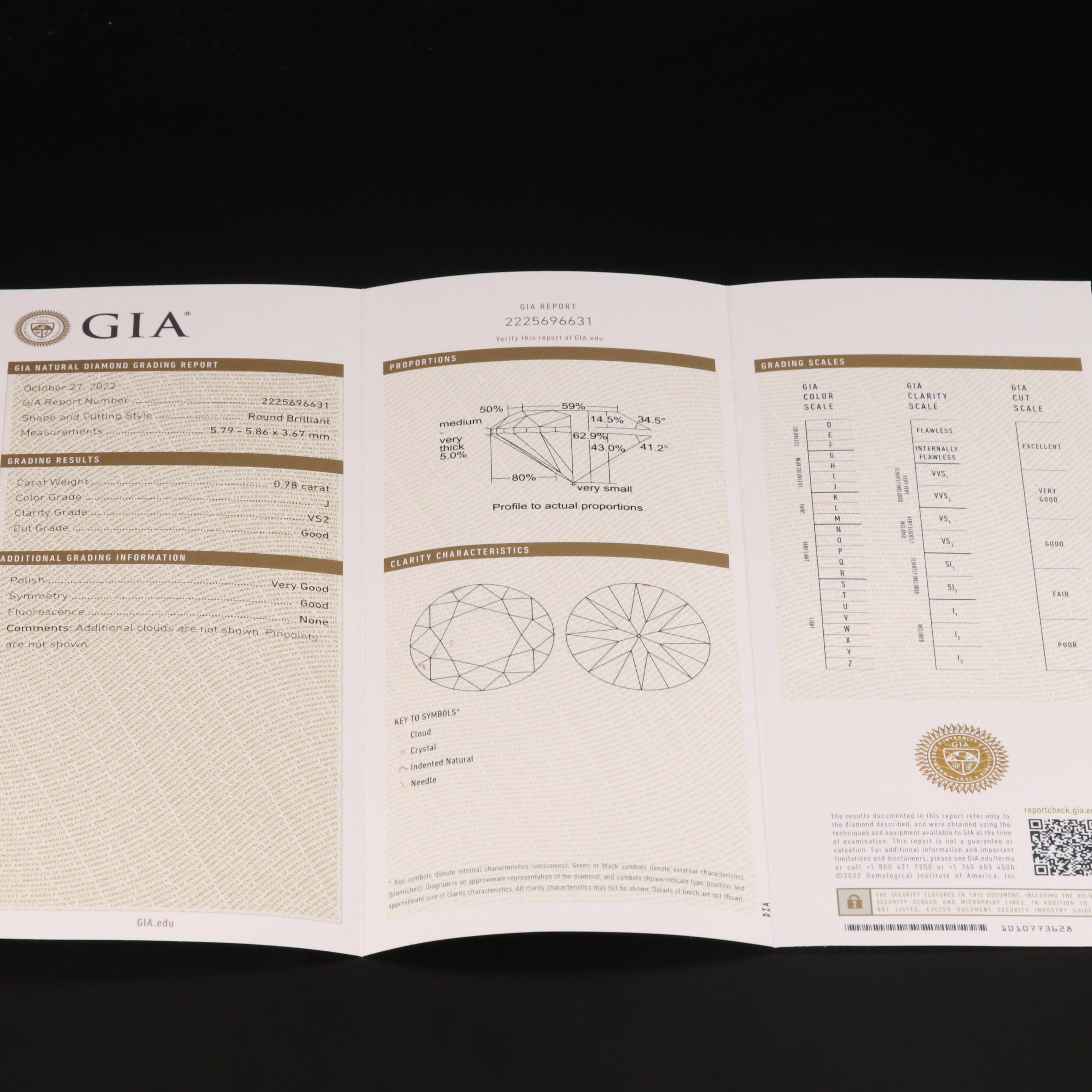 14K 1.49 CTW Diamond Stud Earrings with GIA Reports