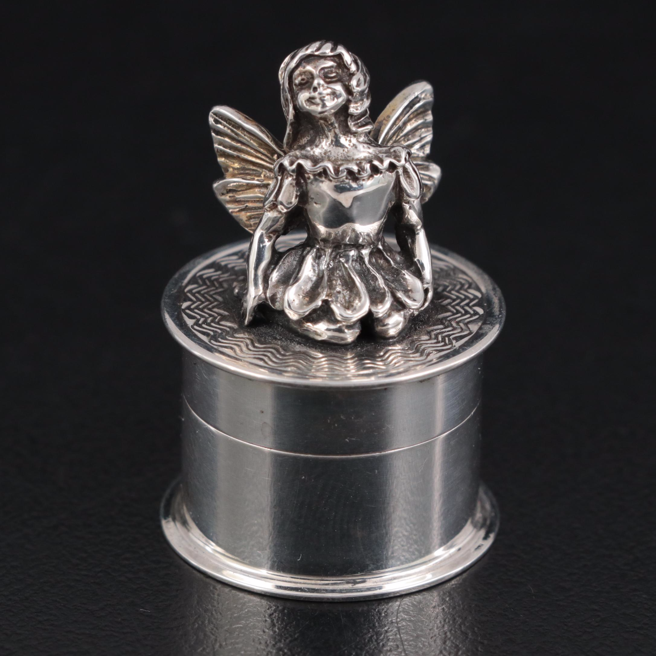 Tiffany & Co. Sterling Silver Tooth Fairy Box with Silver Plate Baby Bottle