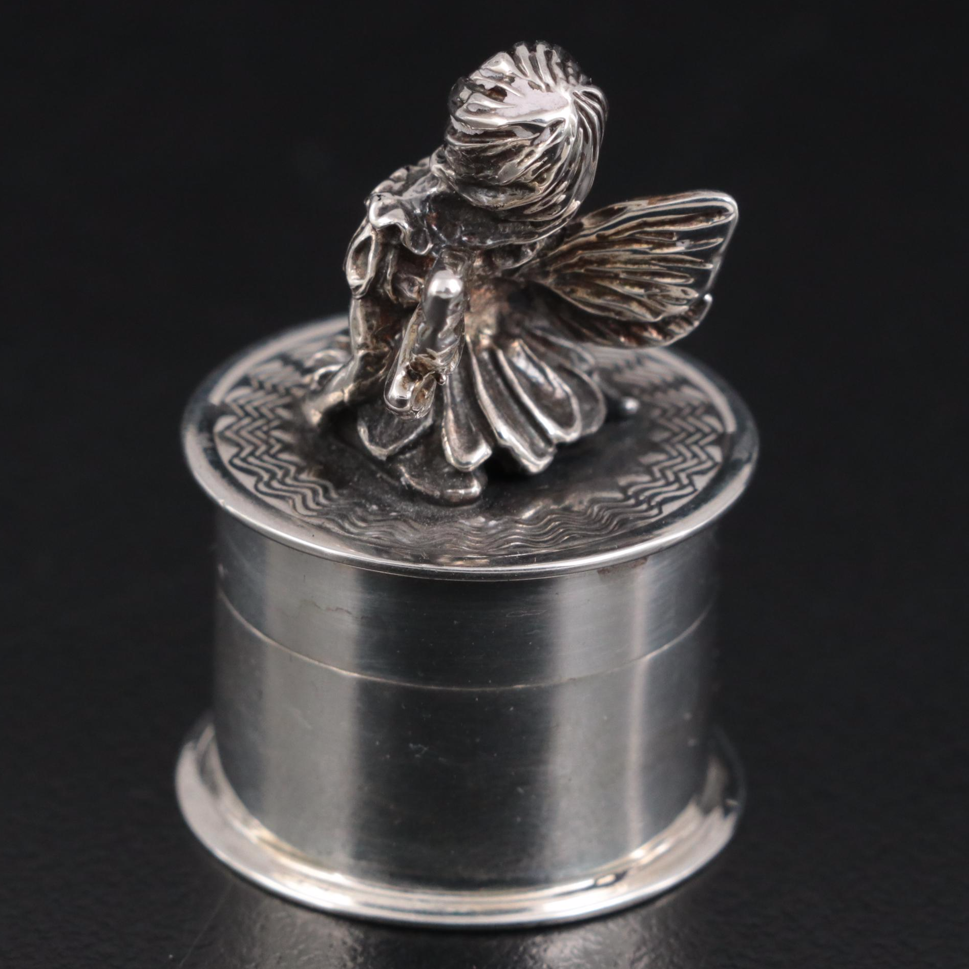 Tiffany & Co. Sterling Silver Tooth Fairy Box with Silver Plate Baby Bottle