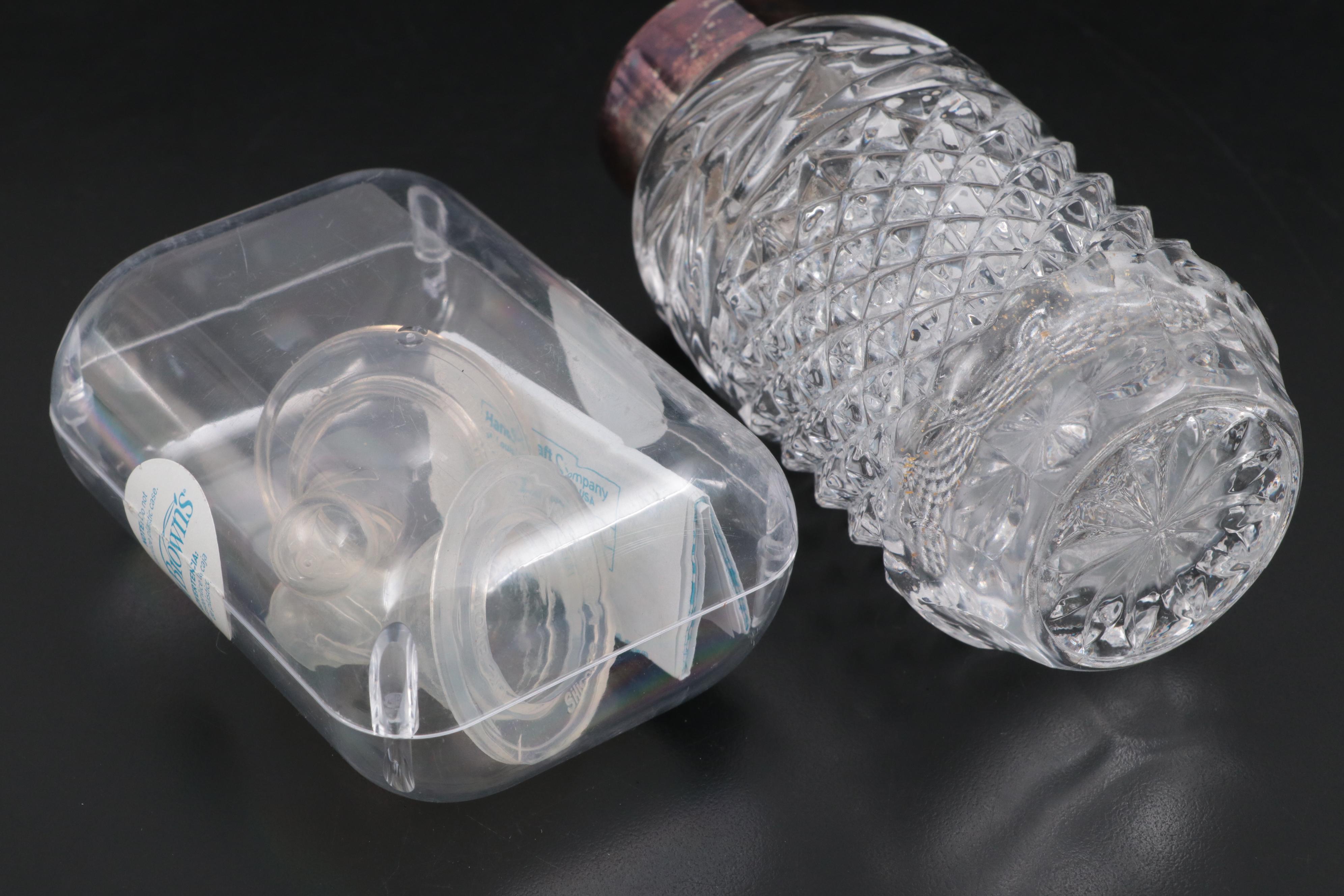 Tiffany & Co. Sterling Silver Tooth Fairy Box with Silver Plate Baby Bottle