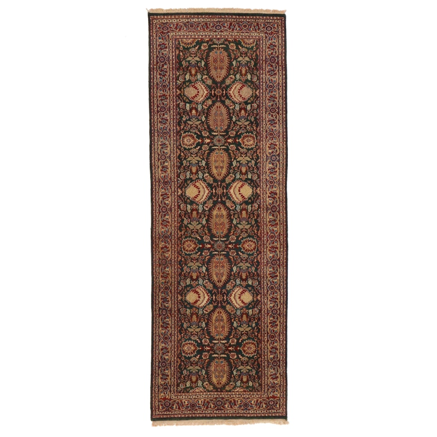4' x 12' Hand-Knotted Indo-Persian Tabriz Long Rug