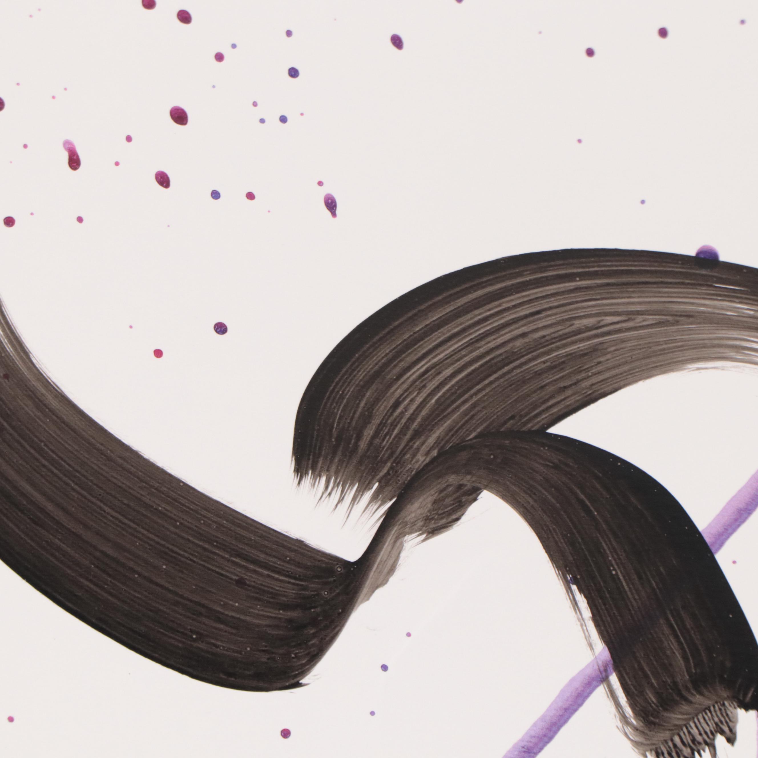 Peter Keil Abstract Portrait Acrylic Painting