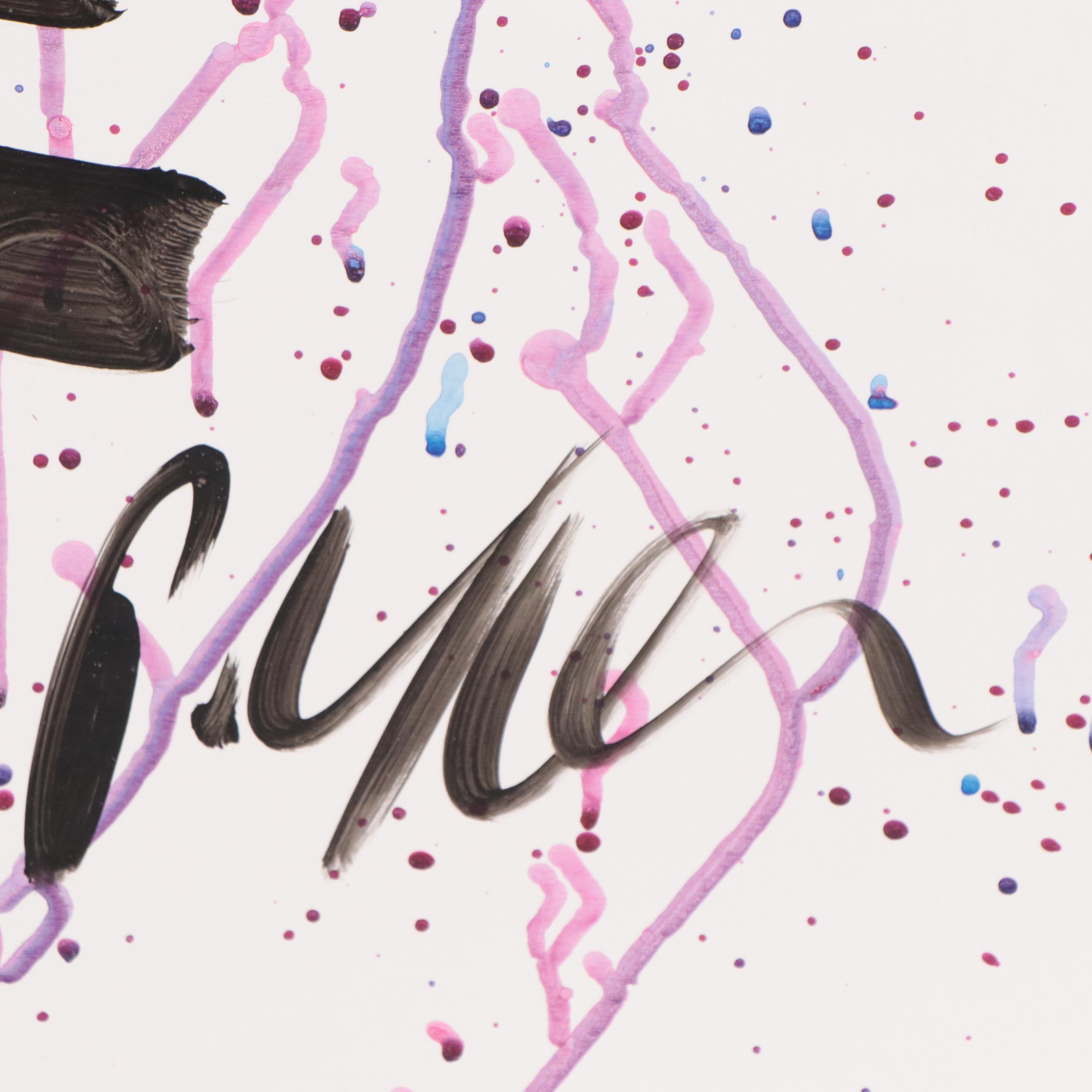 Peter Keil Abstract Portrait Acrylic Painting