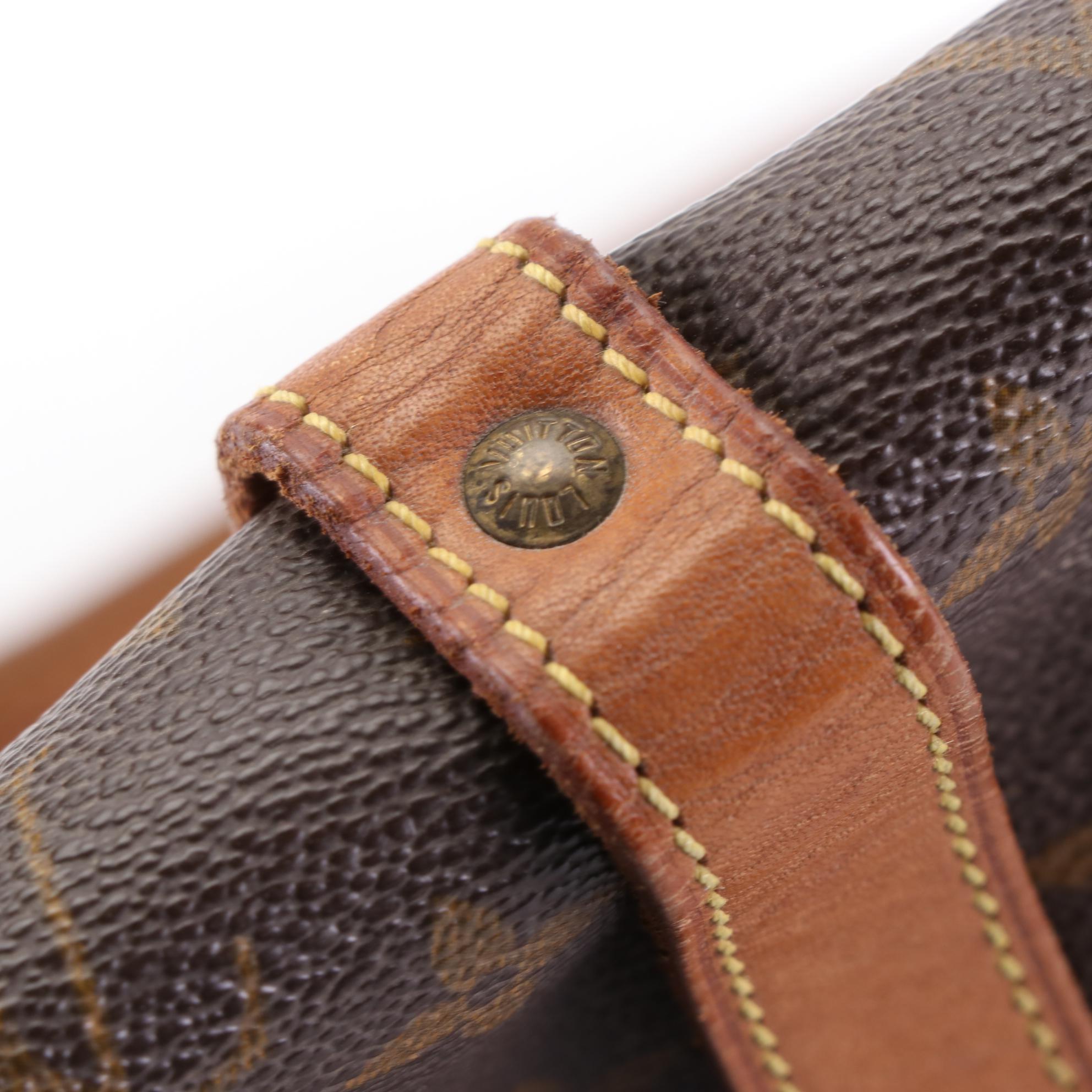 Louis Vuitton Saumur 30 Crossbody Bag in Monogram Canvas and Vachetta Leather