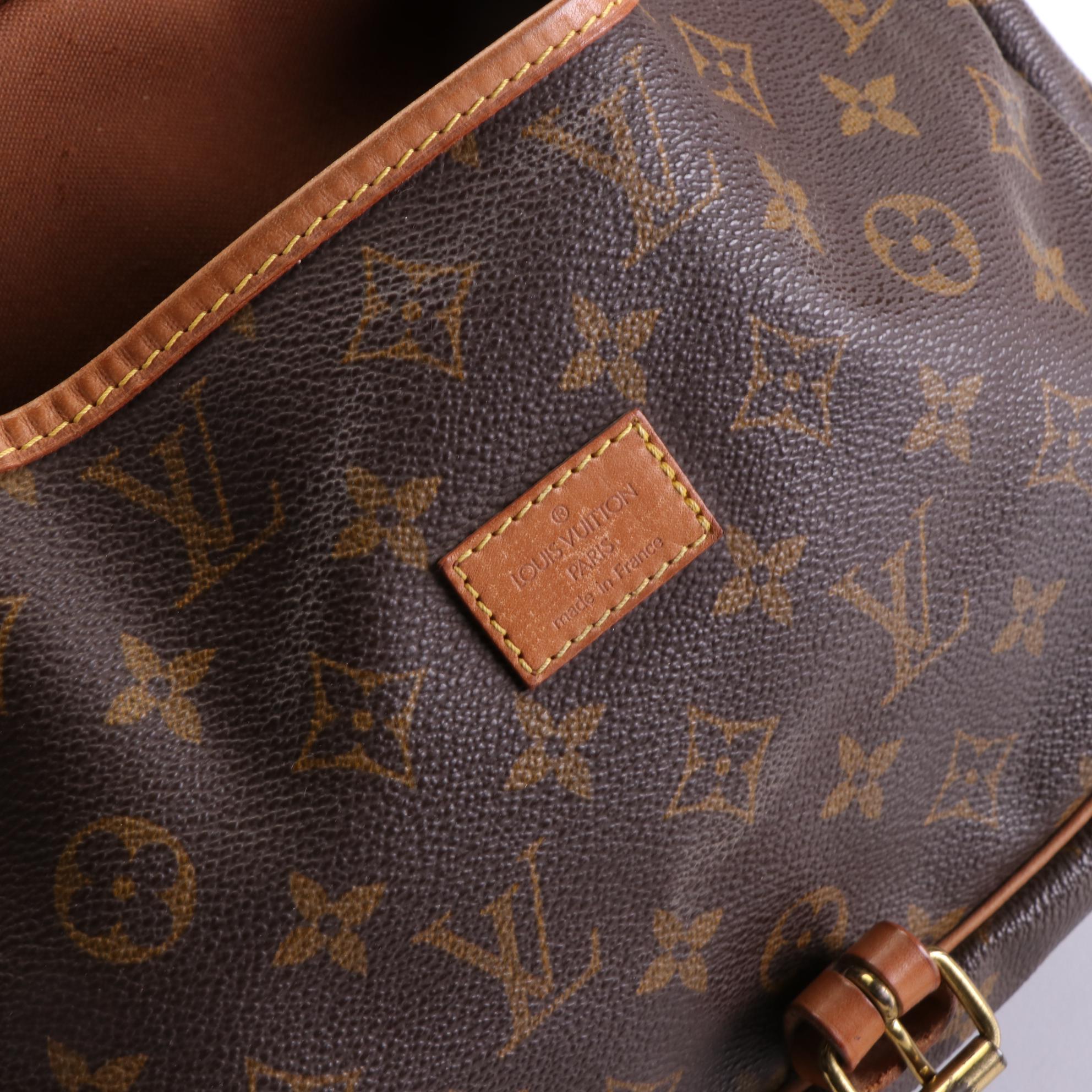 Louis Vuitton Saumur 30 Crossbody Bag in Monogram Canvas and Vachetta Leather