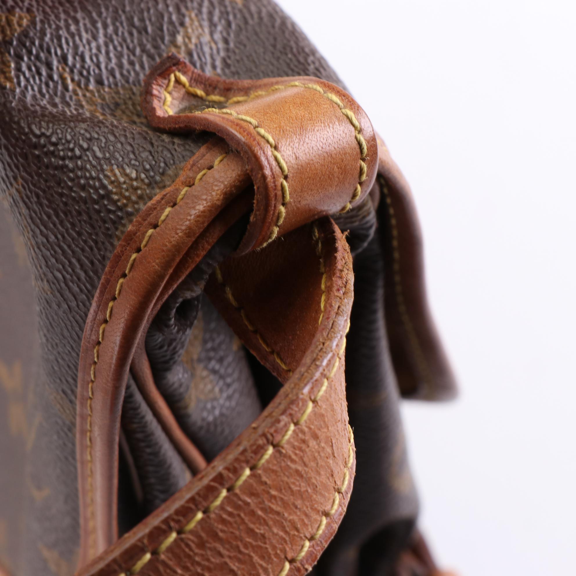 Louis Vuitton Saumur 30 Crossbody Bag in Monogram Canvas and Vachetta Leather
