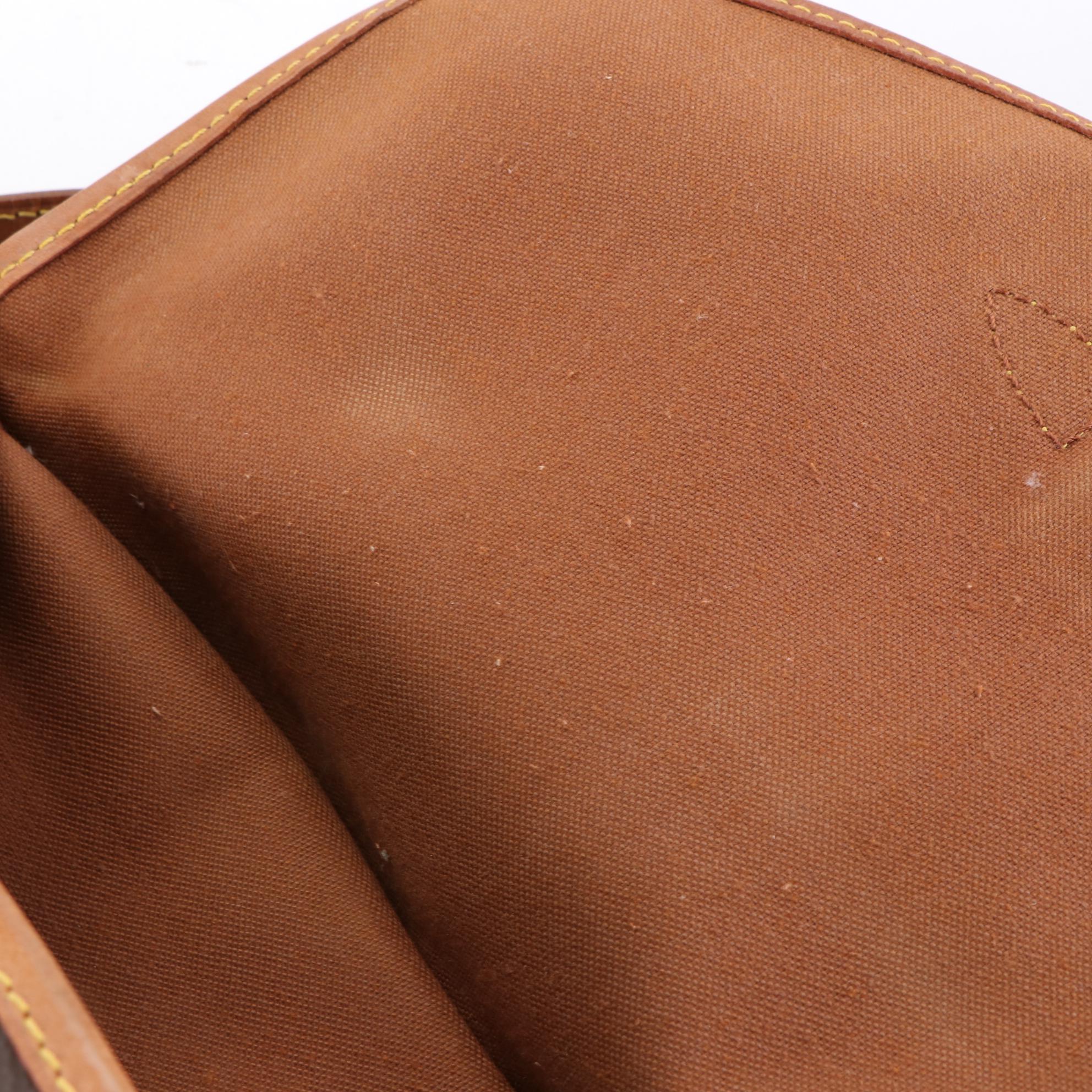 Louis Vuitton Saumur 30 Crossbody Bag in Monogram Canvas and Vachetta Leather