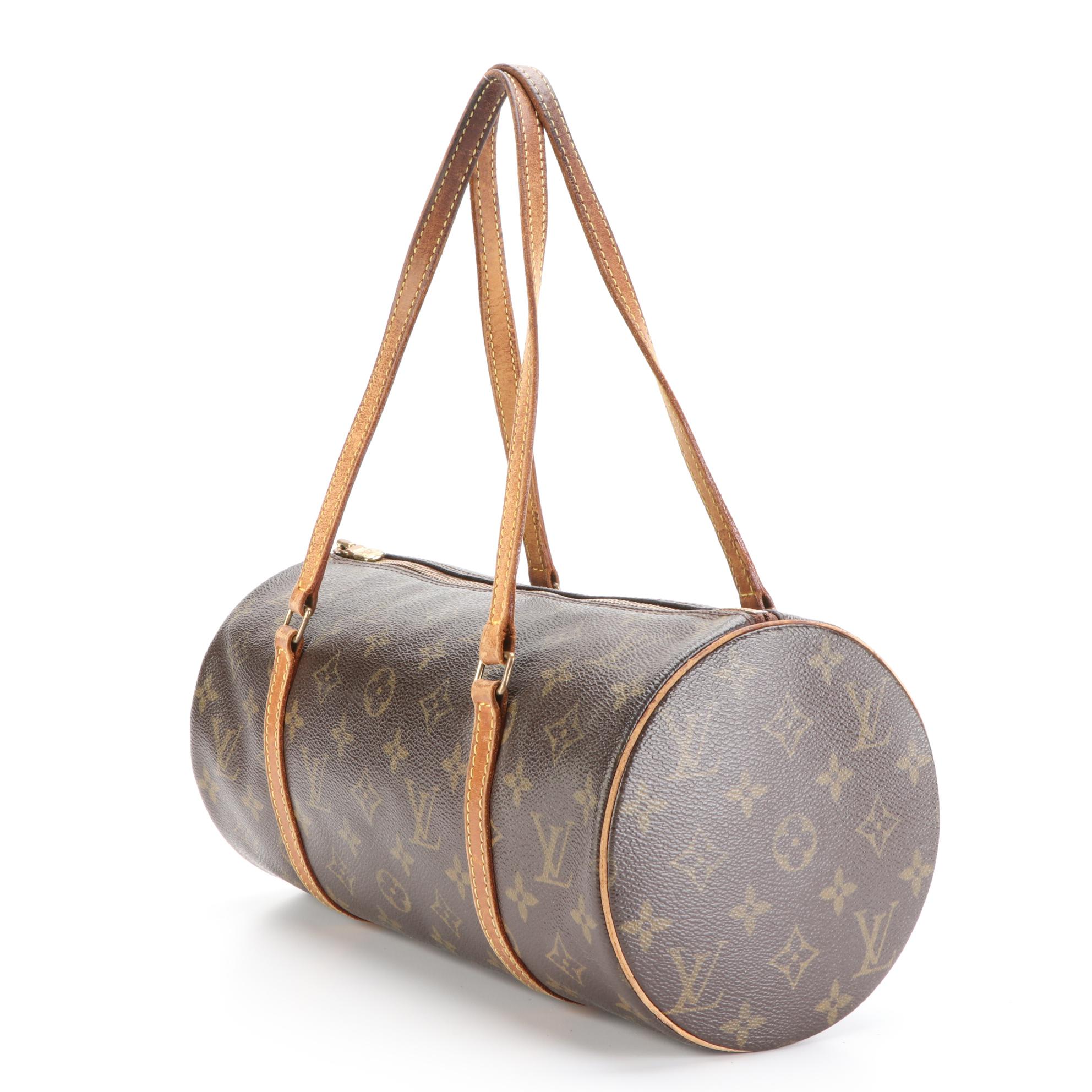 Louis Vuitton Papillon 30 in Monogram Canvas and Vachetta Leather