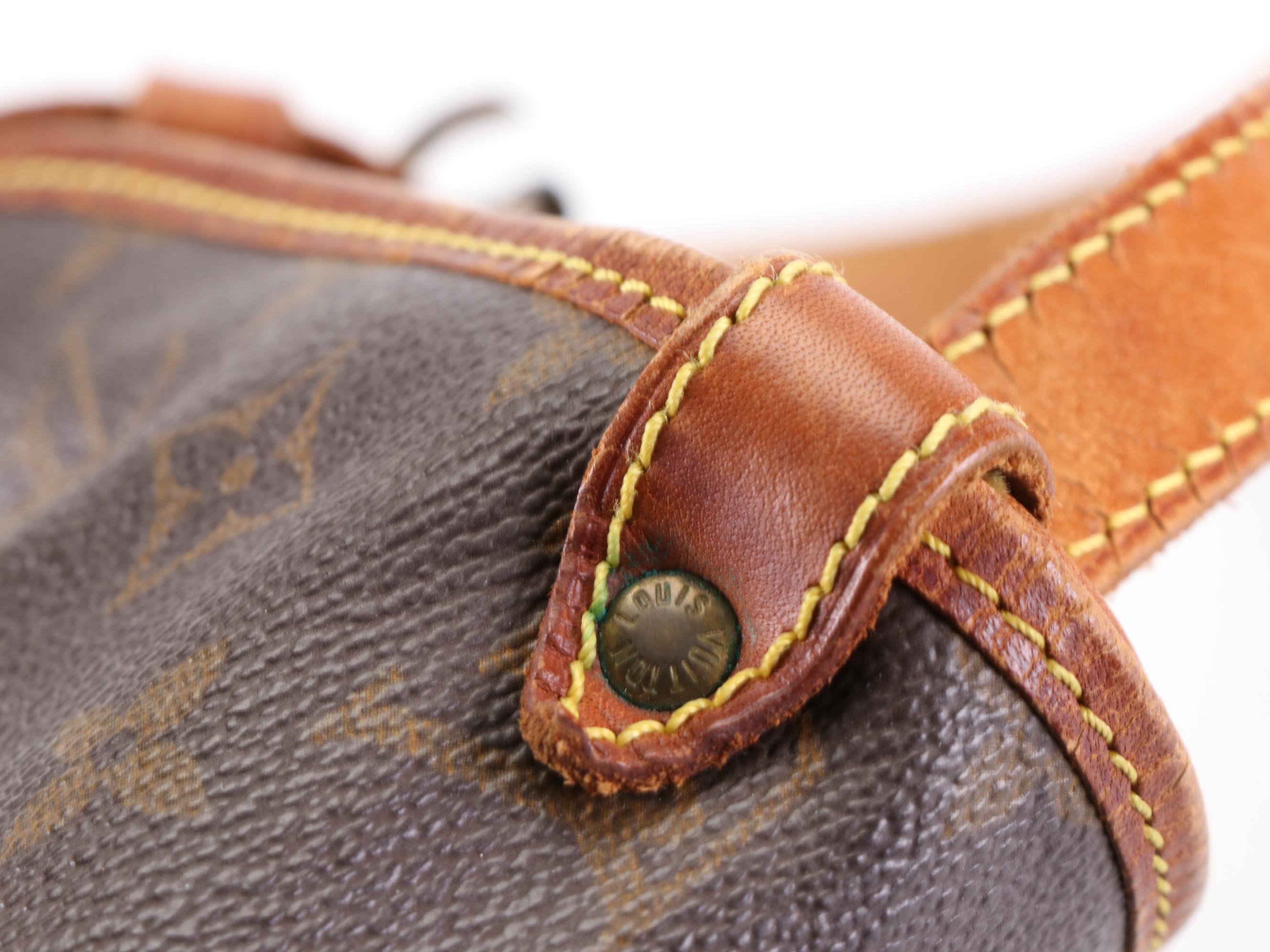 Louis Vuitton Saumur 30 Crossbody Bag in Monogram Canvas and Vachetta Leather