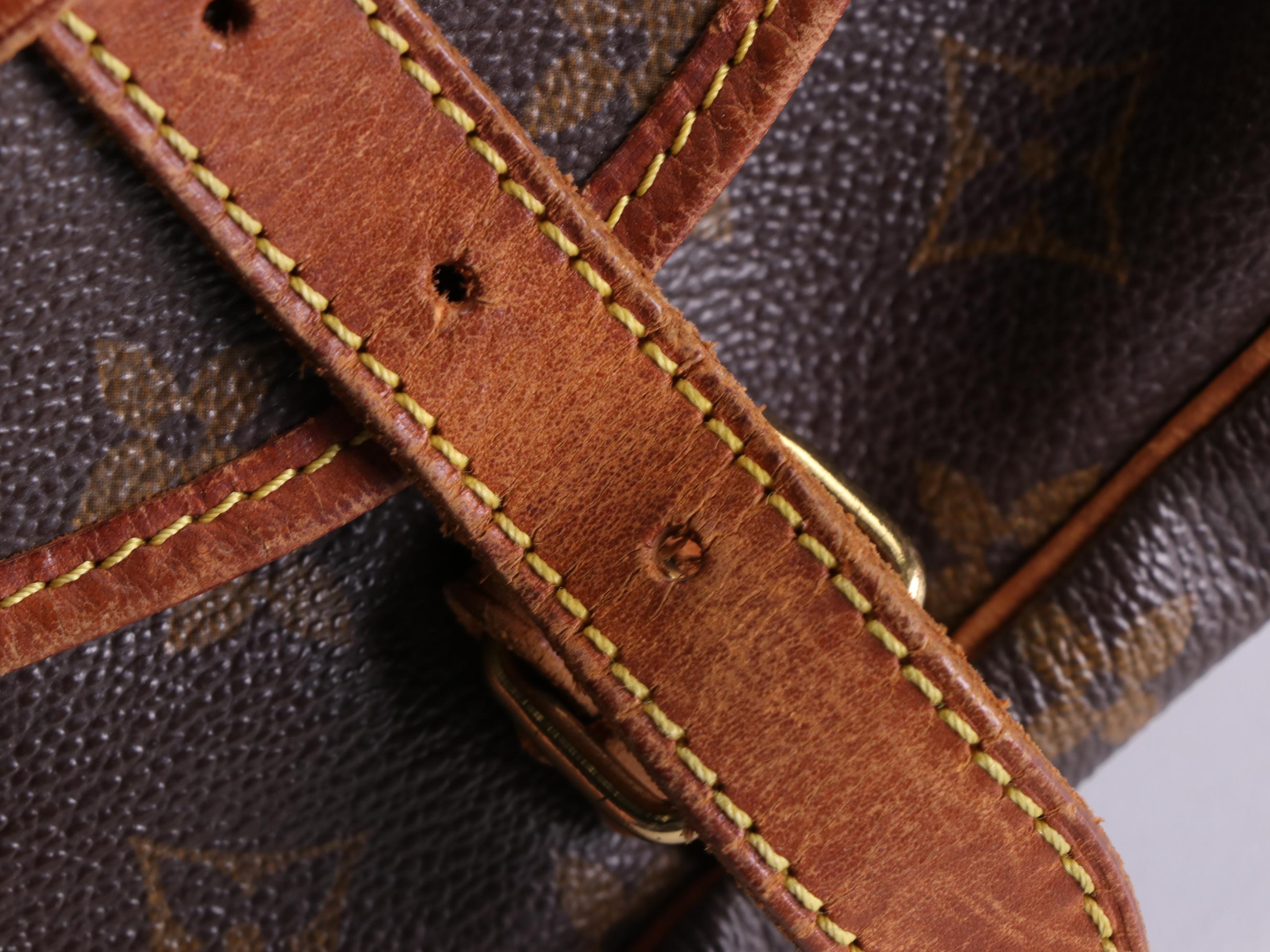 Louis Vuitton Saumur 30 Crossbody Bag in Monogram Canvas and Vachetta Leather