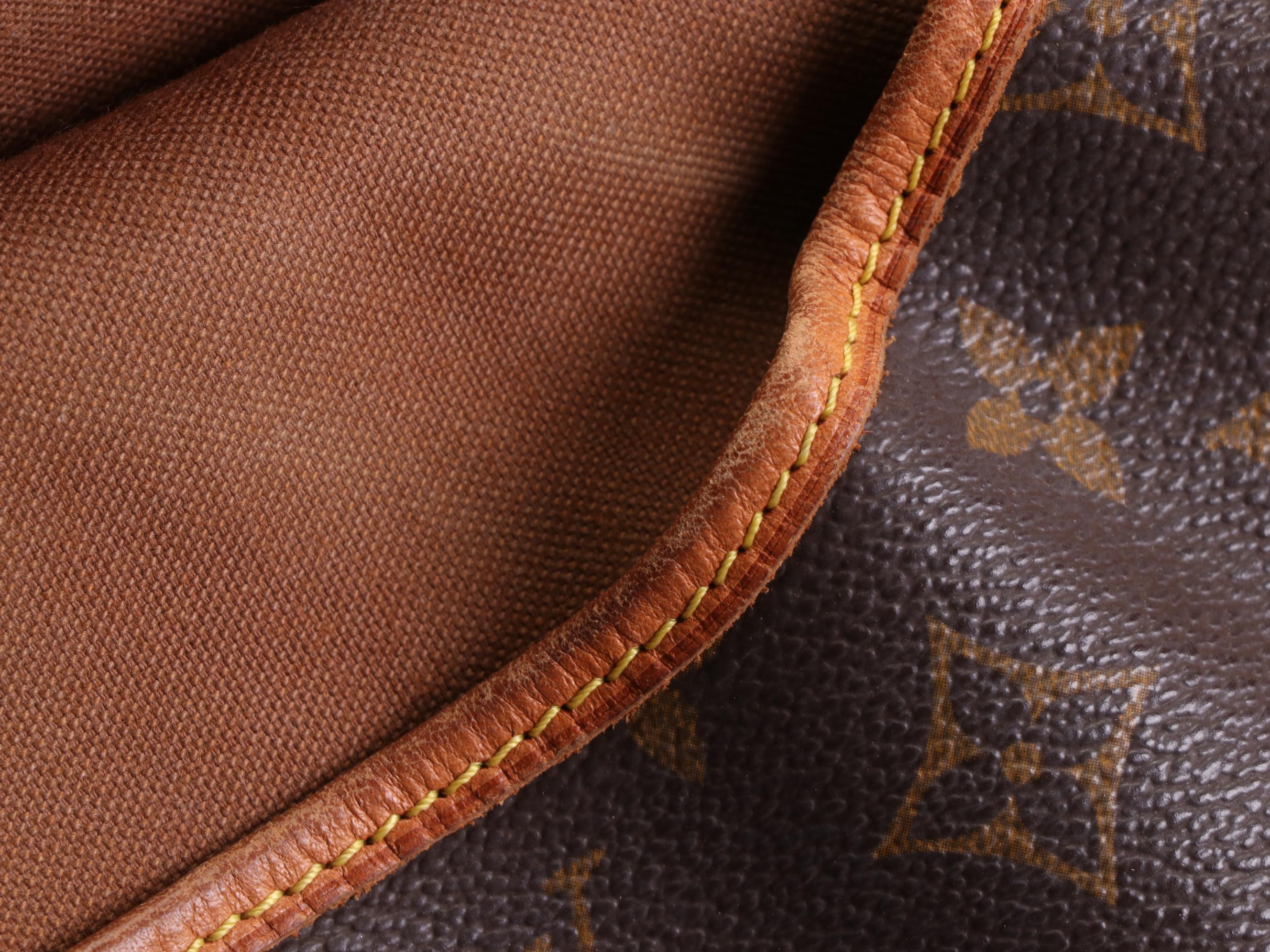 Louis Vuitton Saumur 30 Crossbody Bag in Monogram Canvas and Vachetta Leather