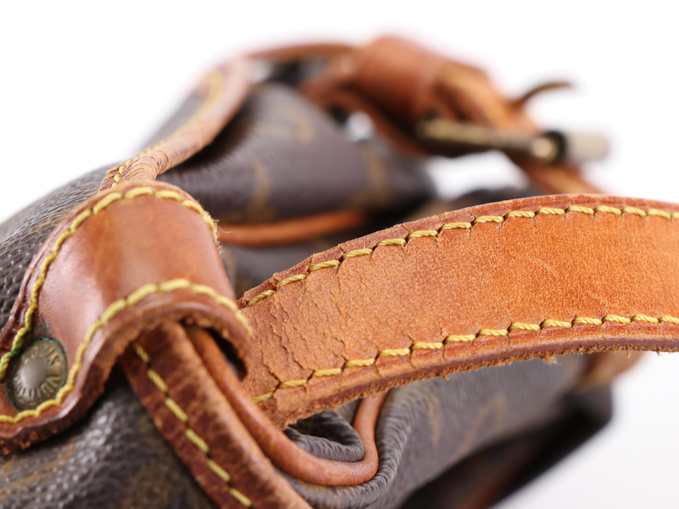 Louis Vuitton Saumur 30 Crossbody Bag in Monogram Canvas and Vachetta Leather