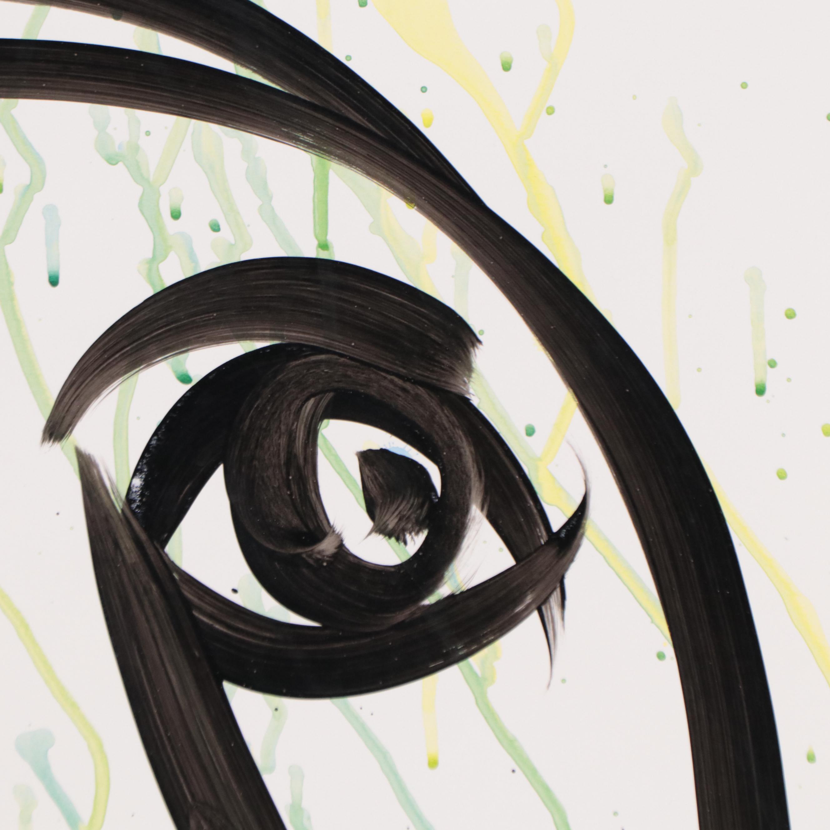 Peter Keil Abstract Portrait Acrylic Painting