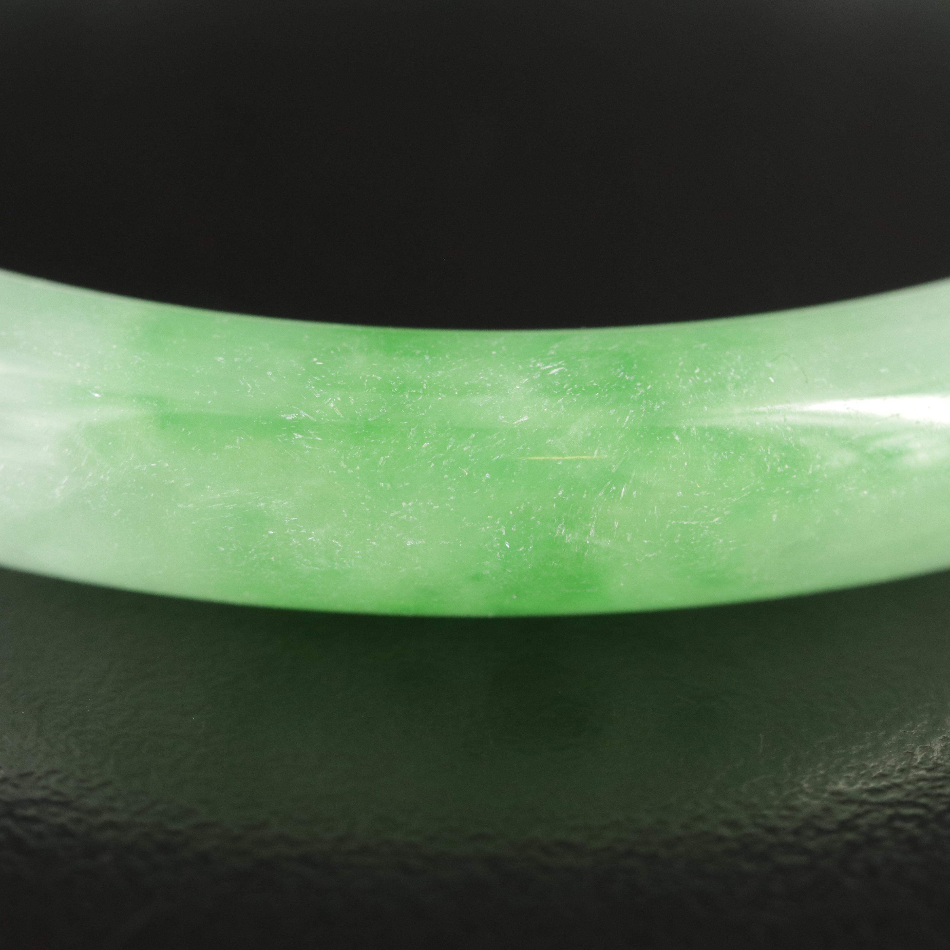 Jadeite Hololith Bangle