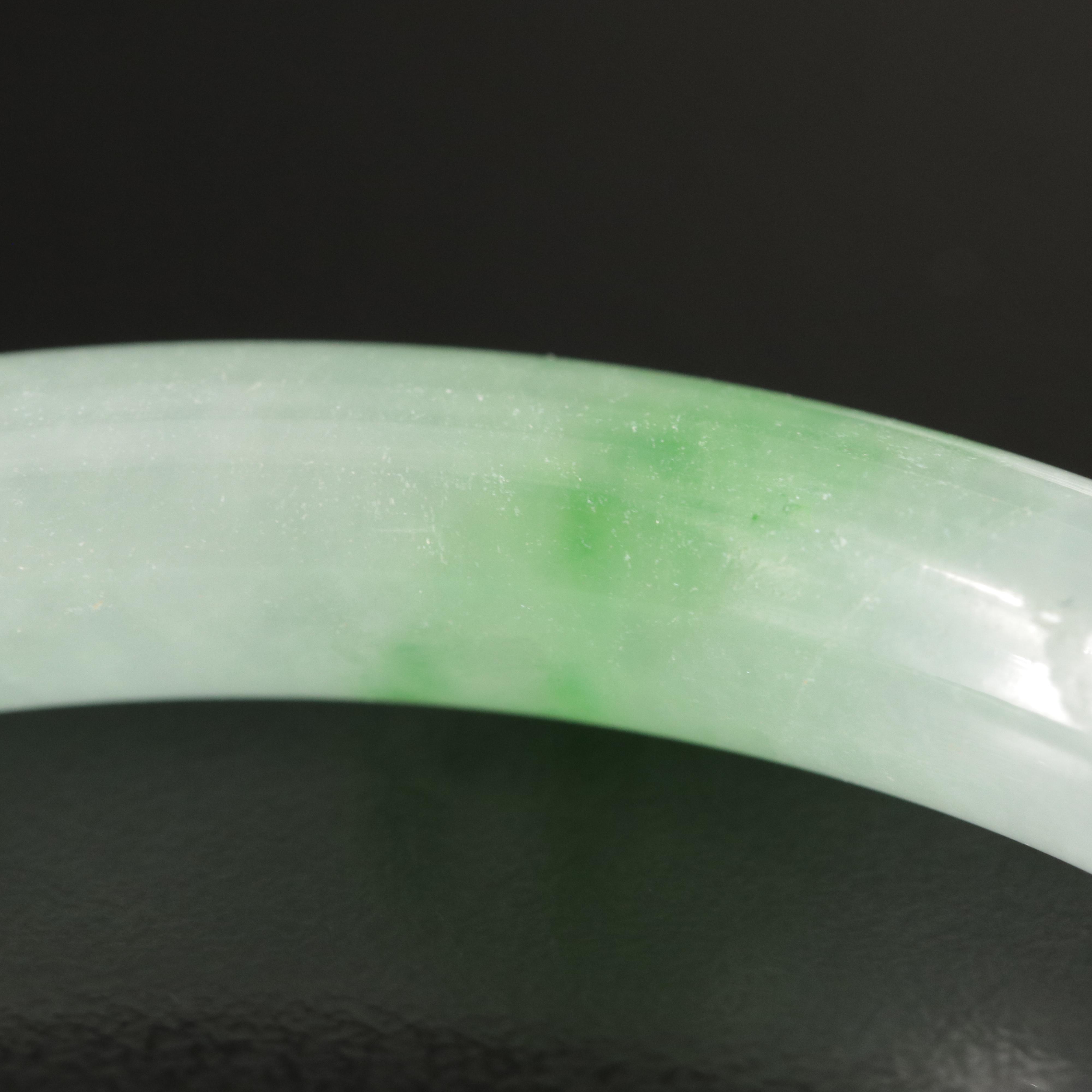 Jadeite Hololith Bangle