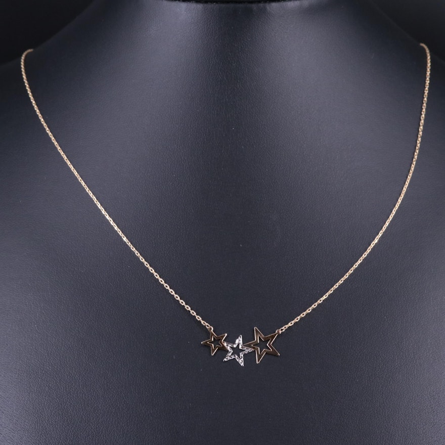 14K Starry Chain Necklace