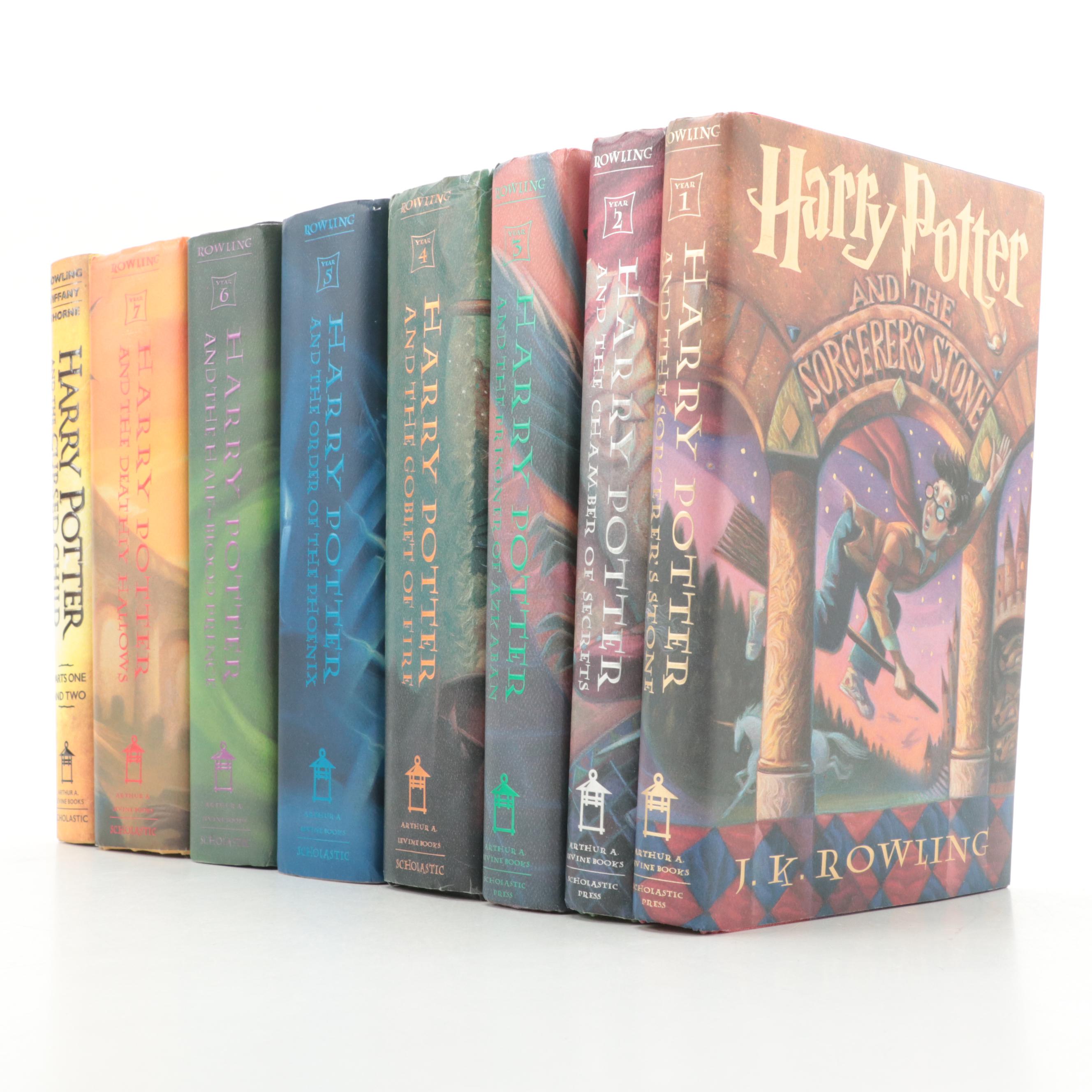 First American Edition "Harry Potter" Complete Series with "The Cursed Child"