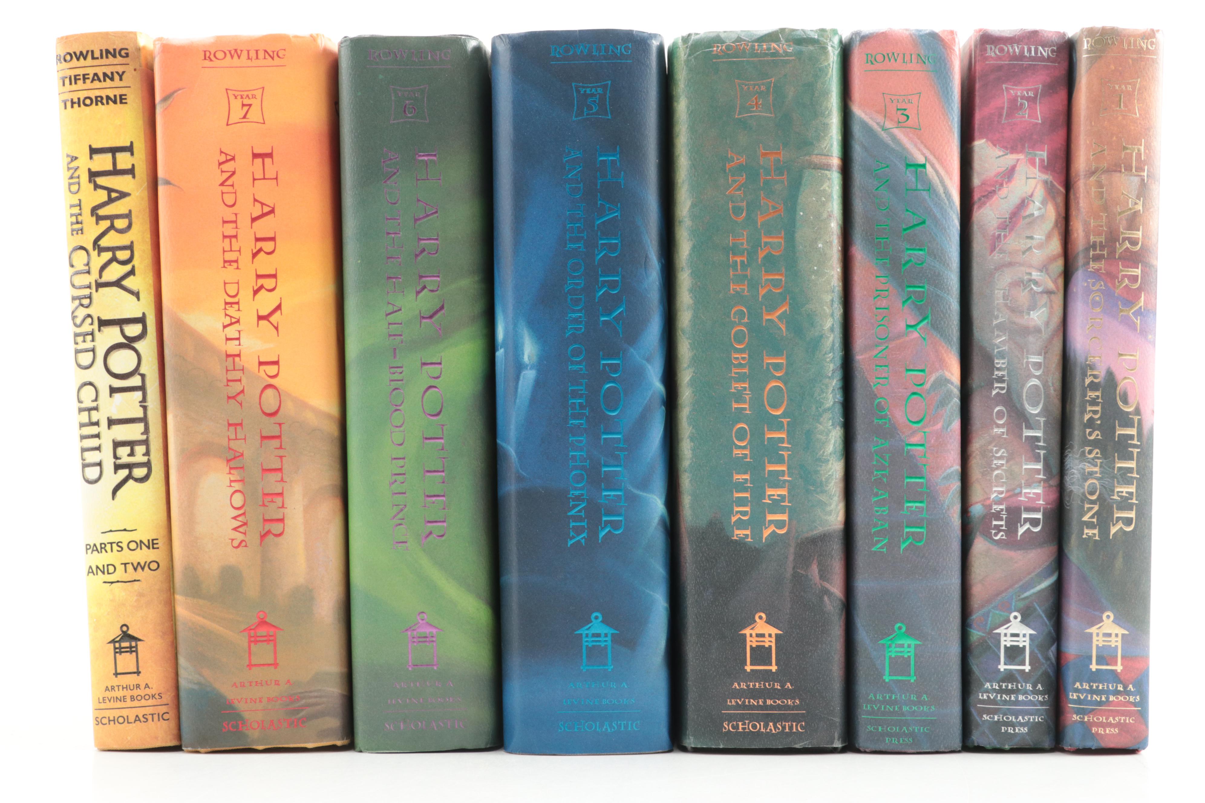 First American Edition "Harry Potter" Complete Series with "The Cursed Child"