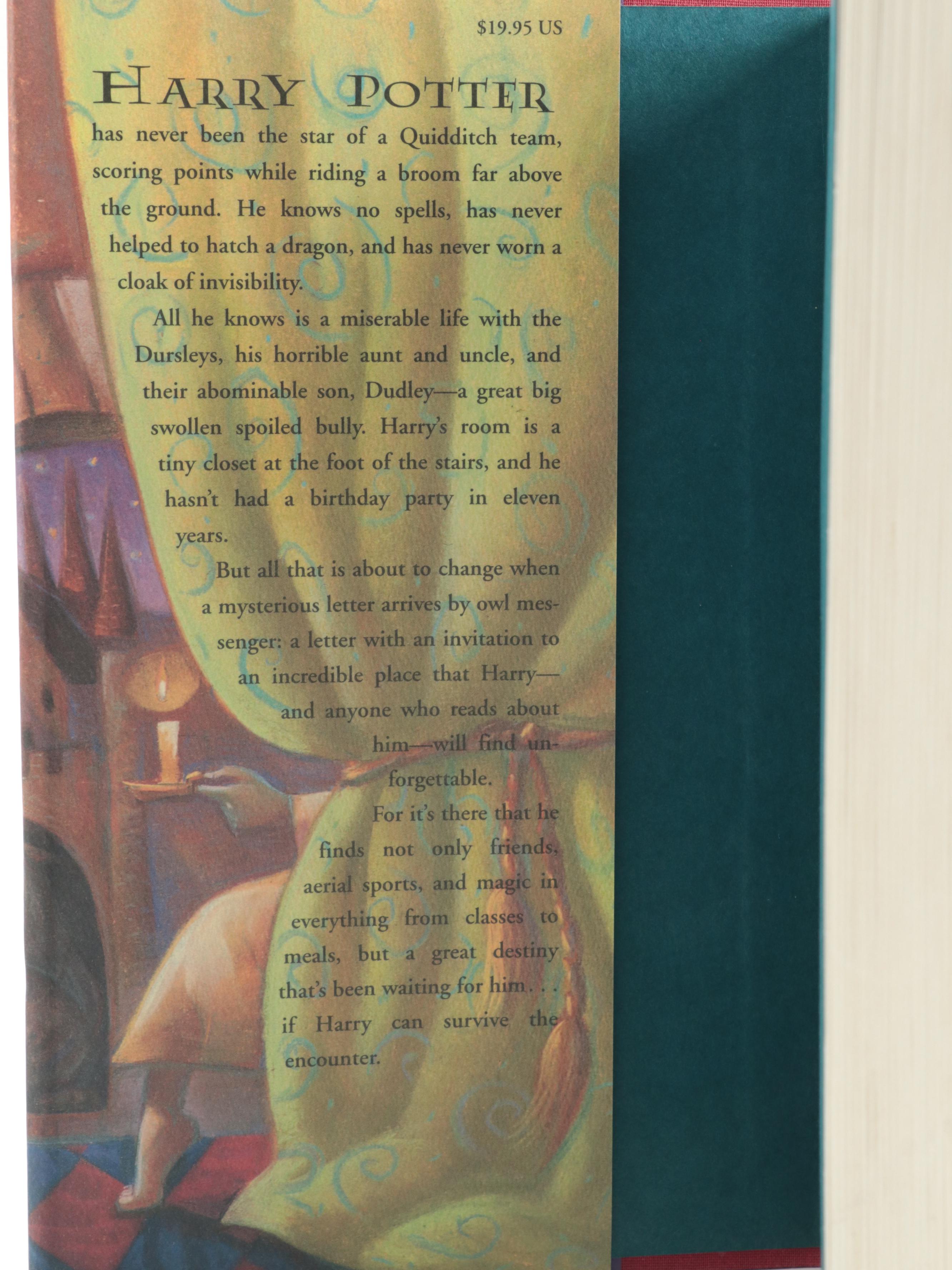 First American Edition "Harry Potter" Complete Series with "The Cursed Child"