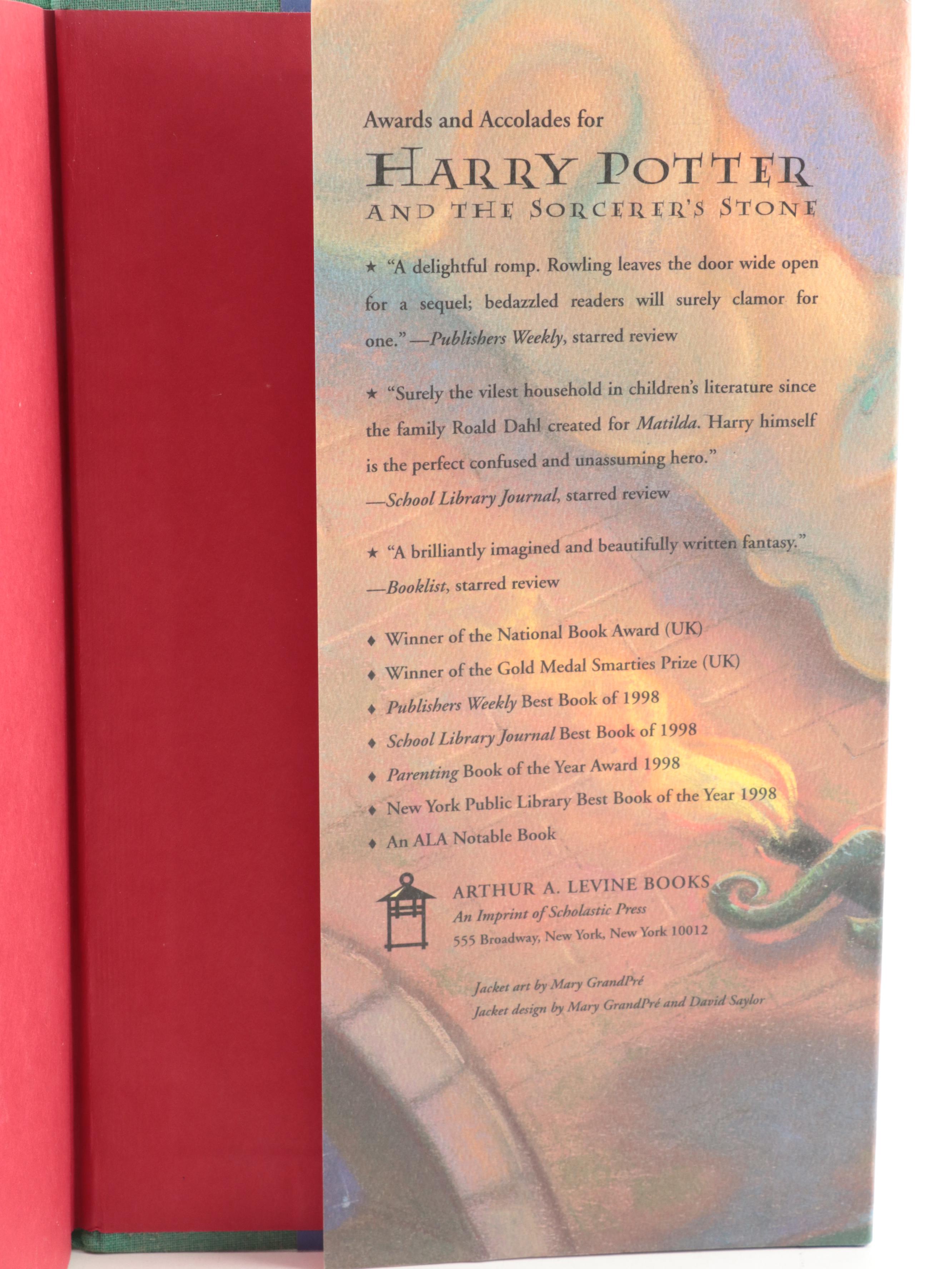 First American Edition "Harry Potter" Complete Series with "The Cursed Child"