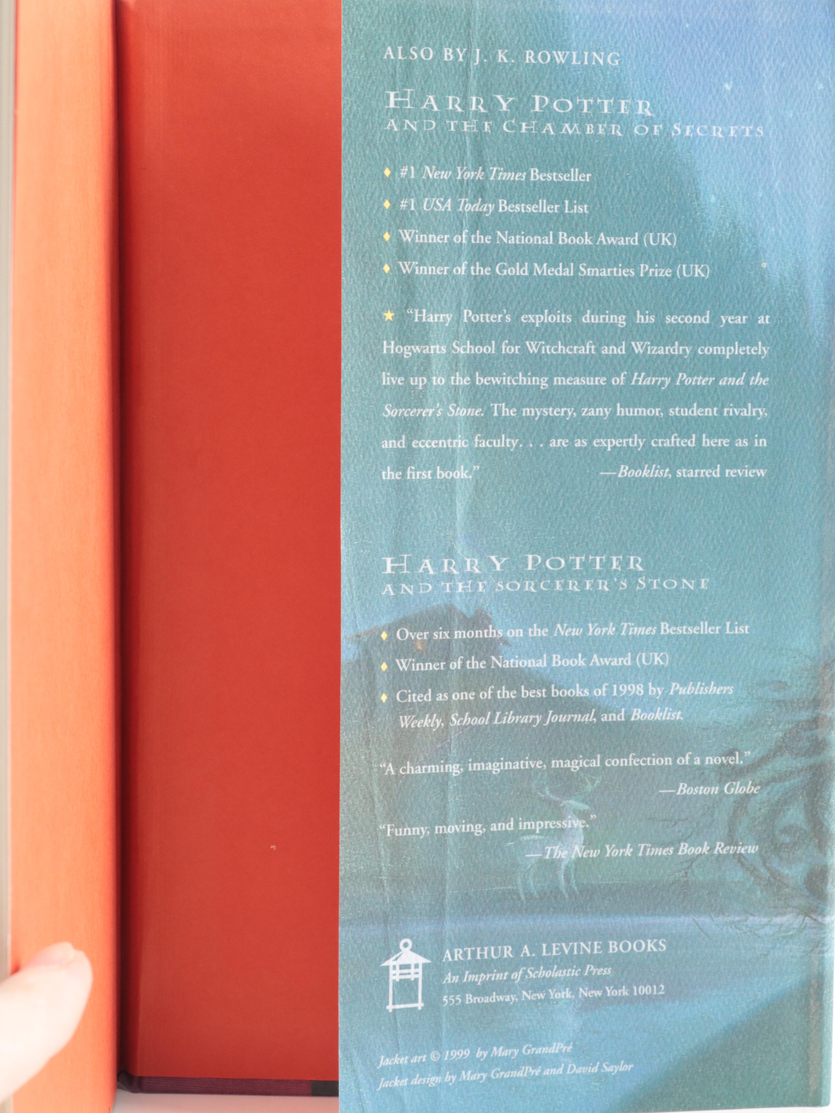 First American Edition "Harry Potter" Complete Series with "The Cursed Child"