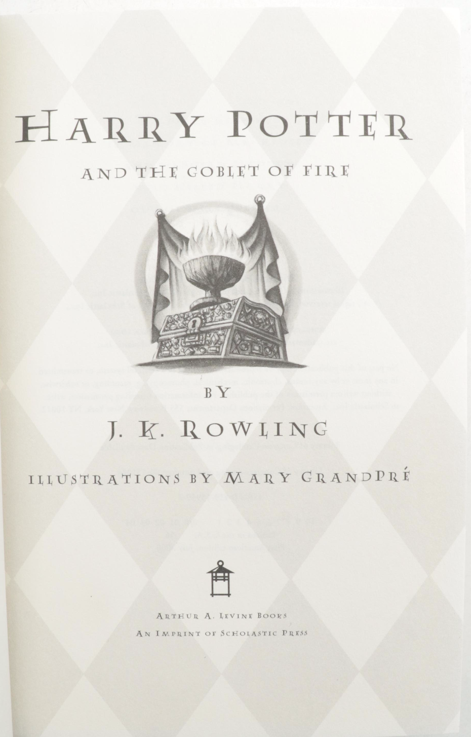 First American Edition "Harry Potter" Complete Series with "The Cursed Child"