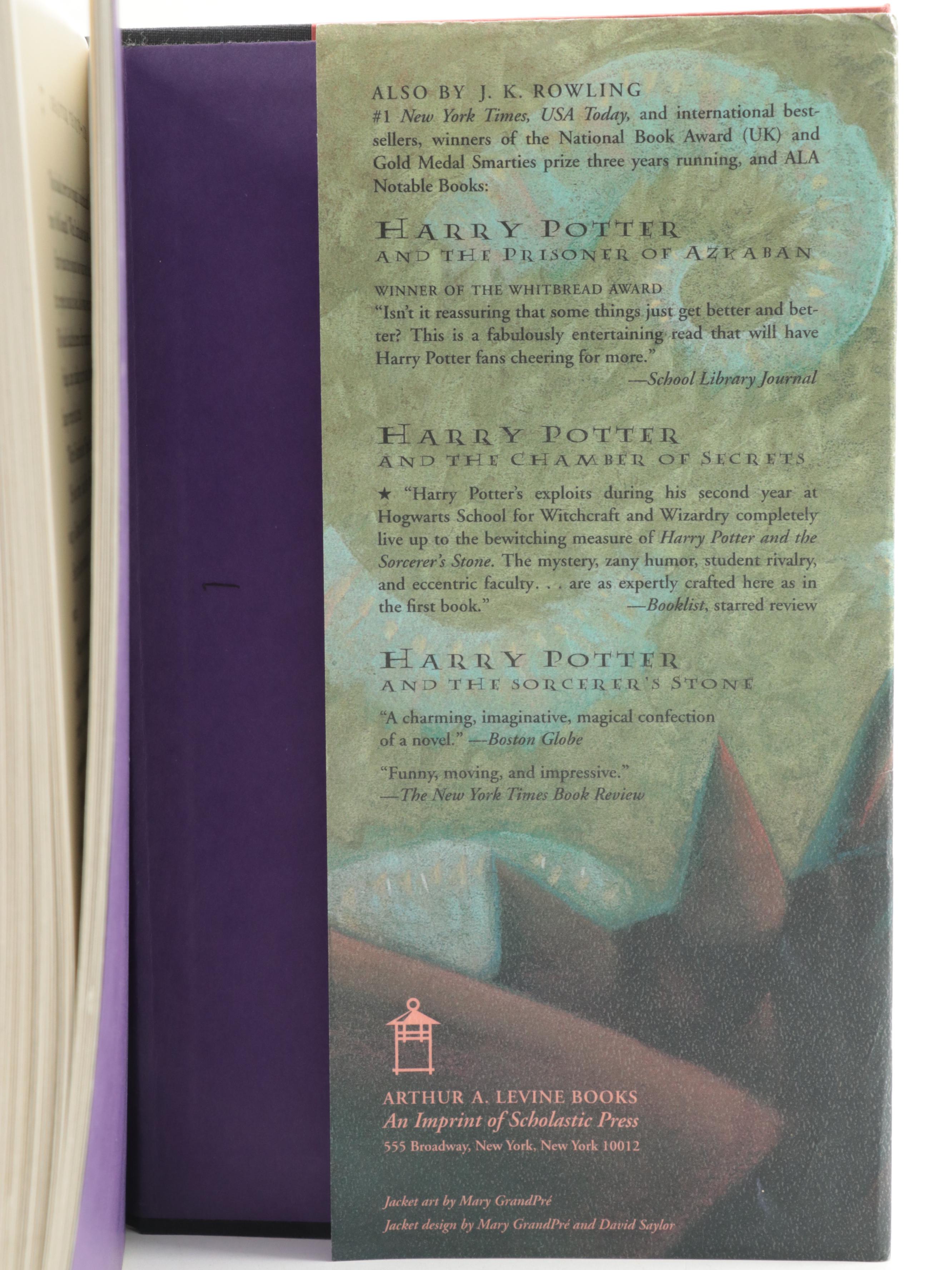 First American Edition "Harry Potter" Complete Series with "The Cursed Child"