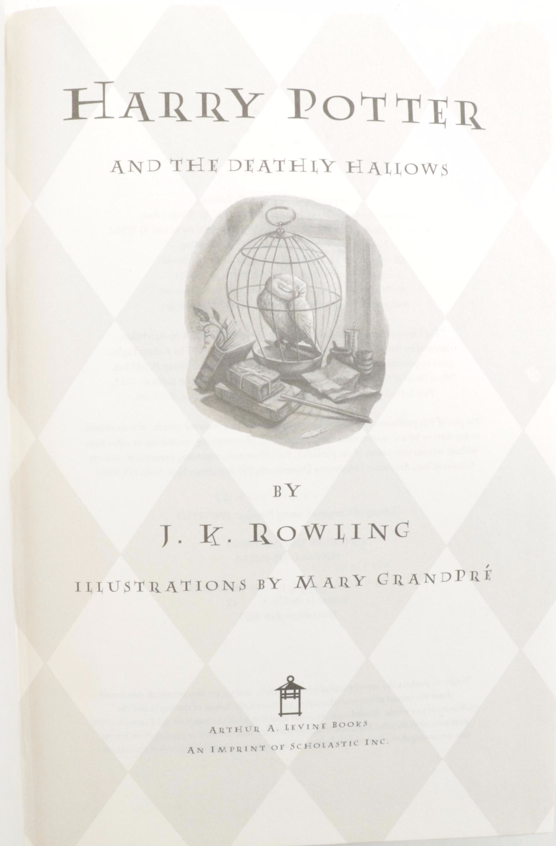 First American Edition "Harry Potter" Complete Series with "The Cursed Child"