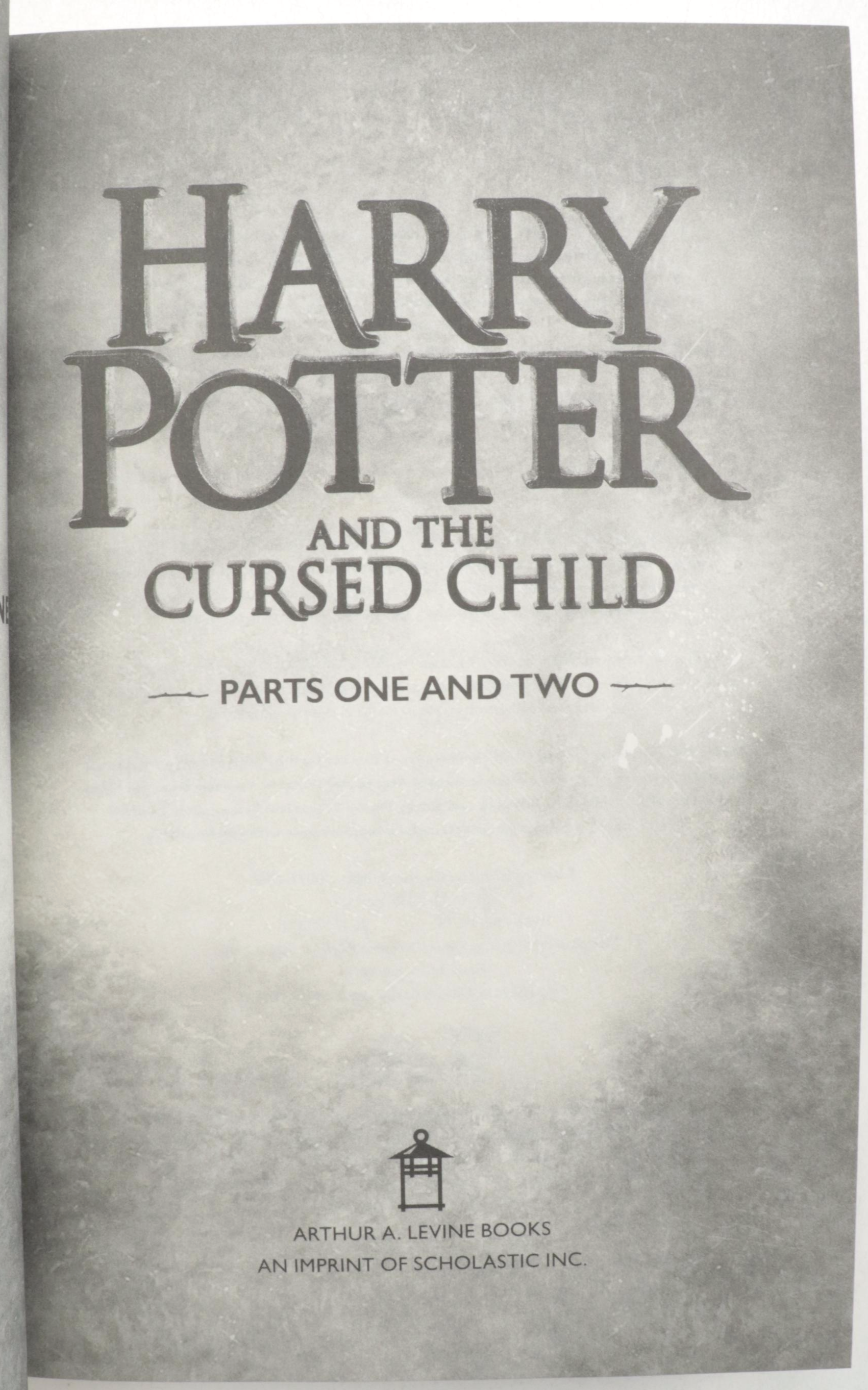 First American Edition "Harry Potter" Complete Series with "The Cursed Child"