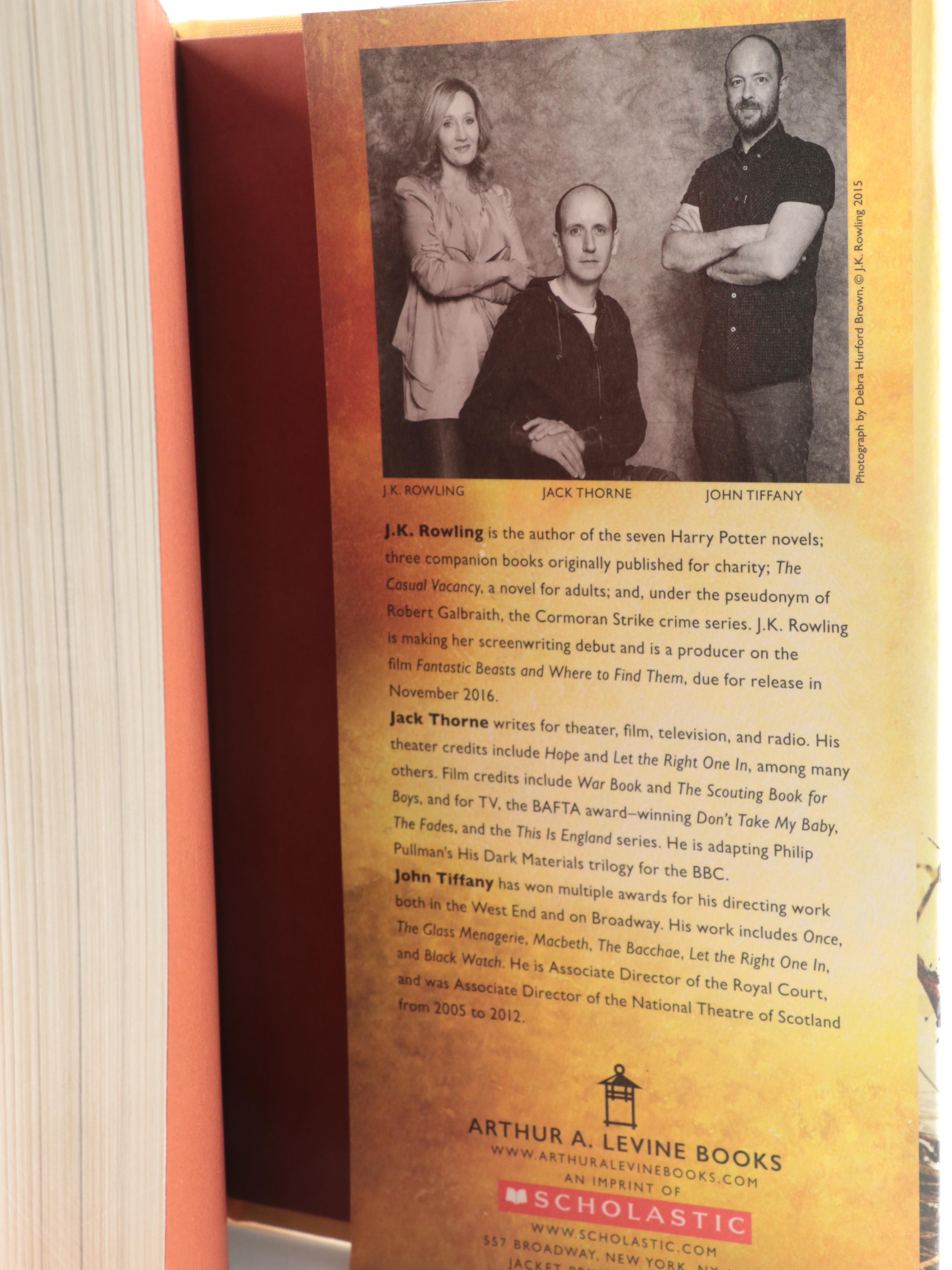 First American Edition "Harry Potter" Complete Series with "The Cursed Child"