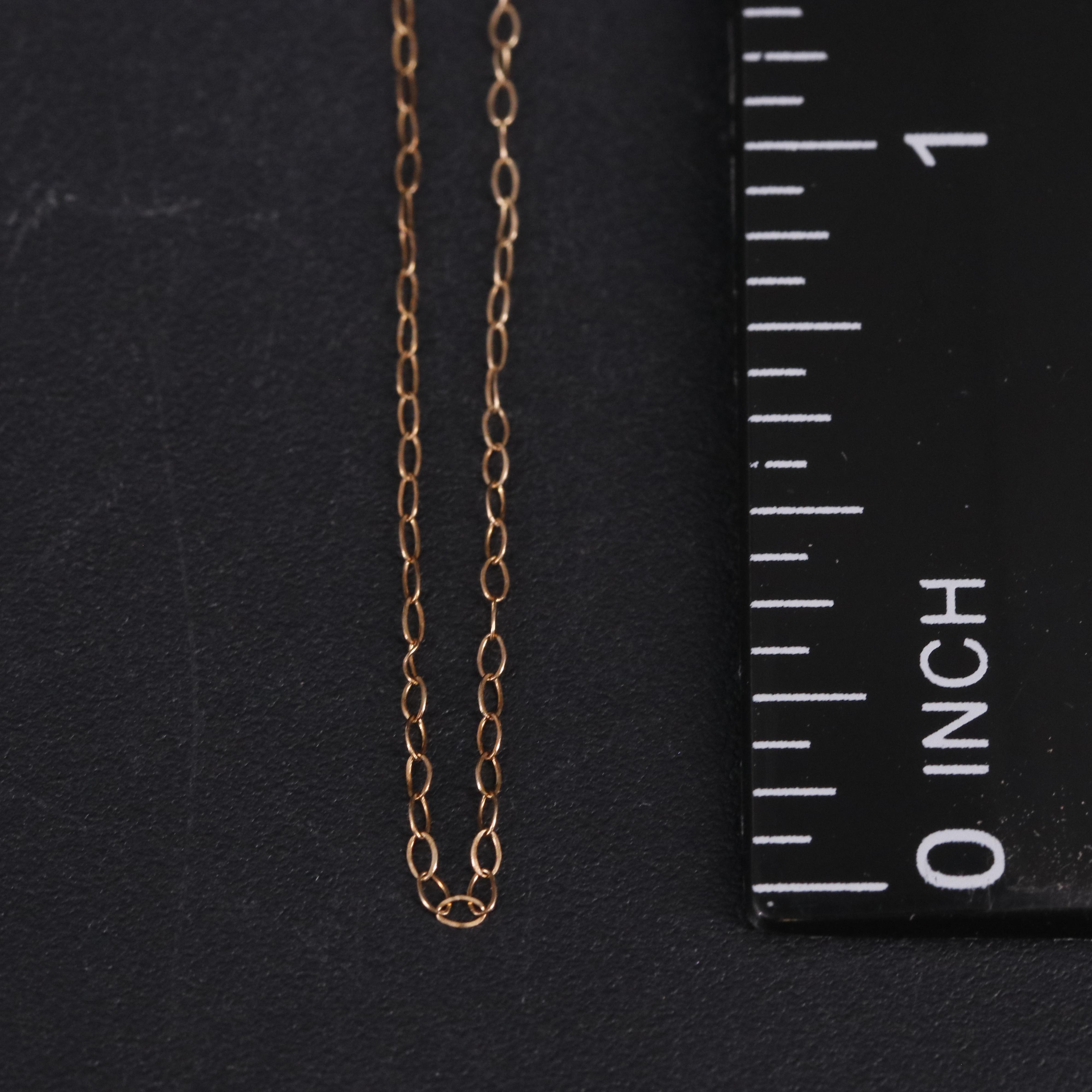 10K Rolo Chain Necklace