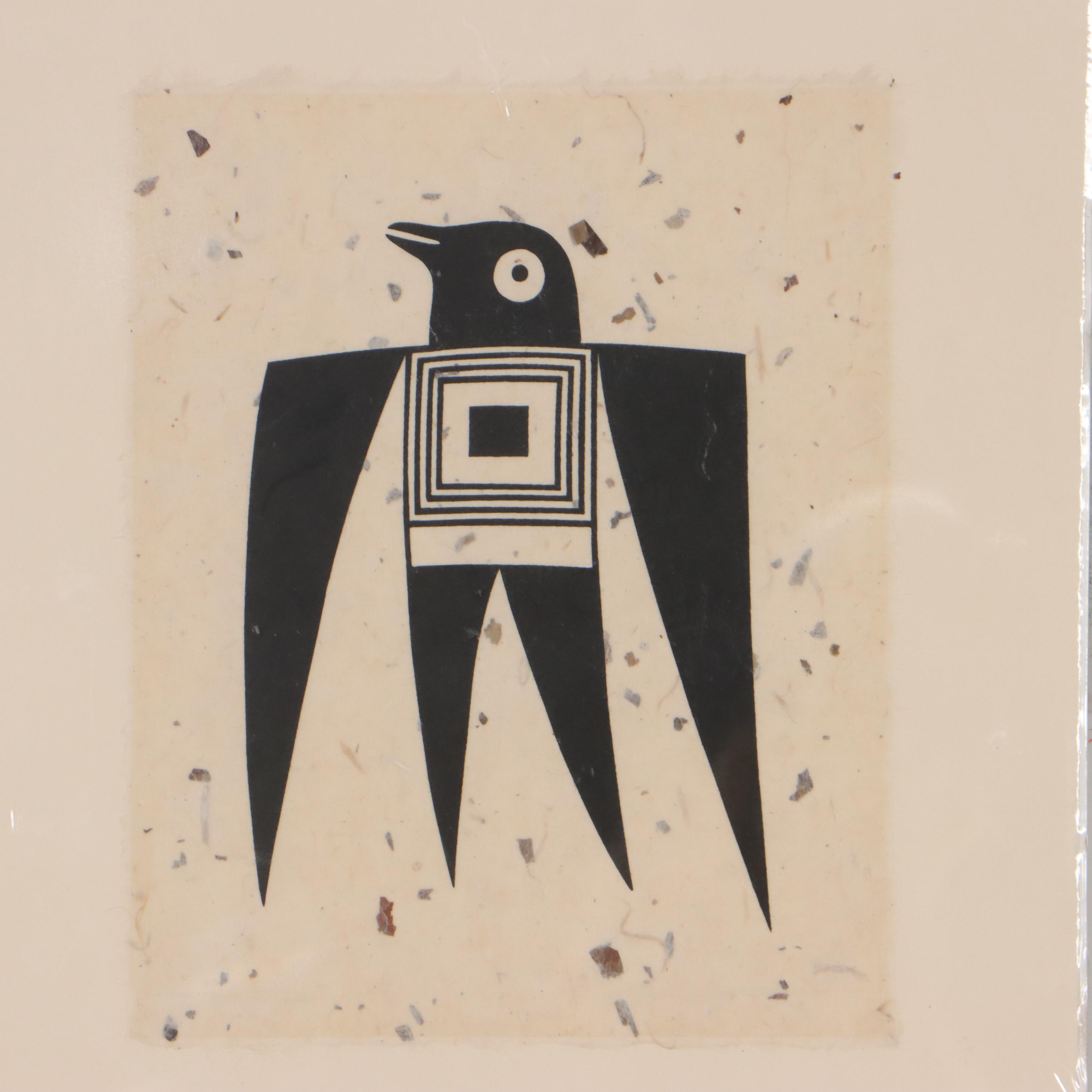 Serigraphs of Native American Mimbres Designs