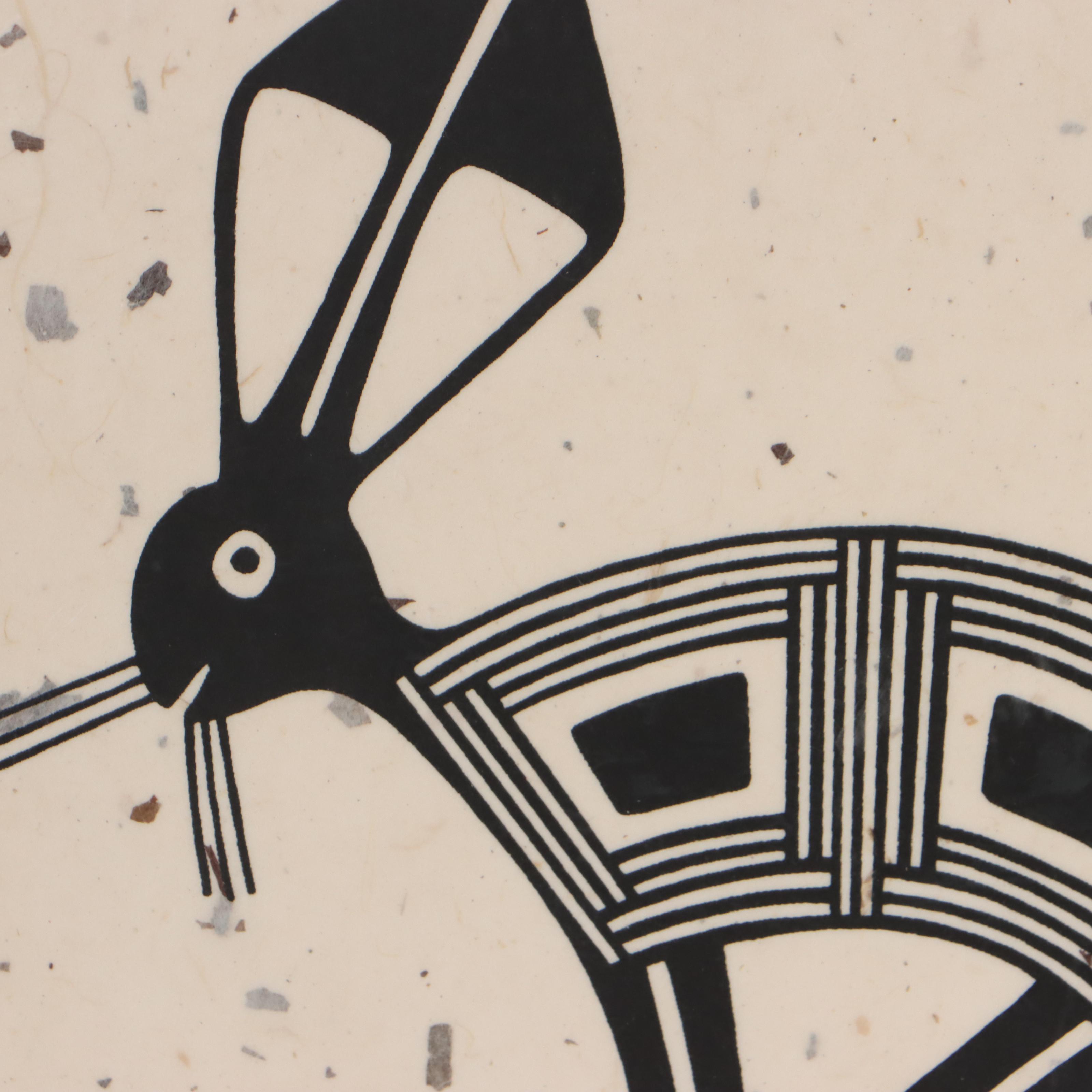 Serigraphs of Native American Mimbres Designs