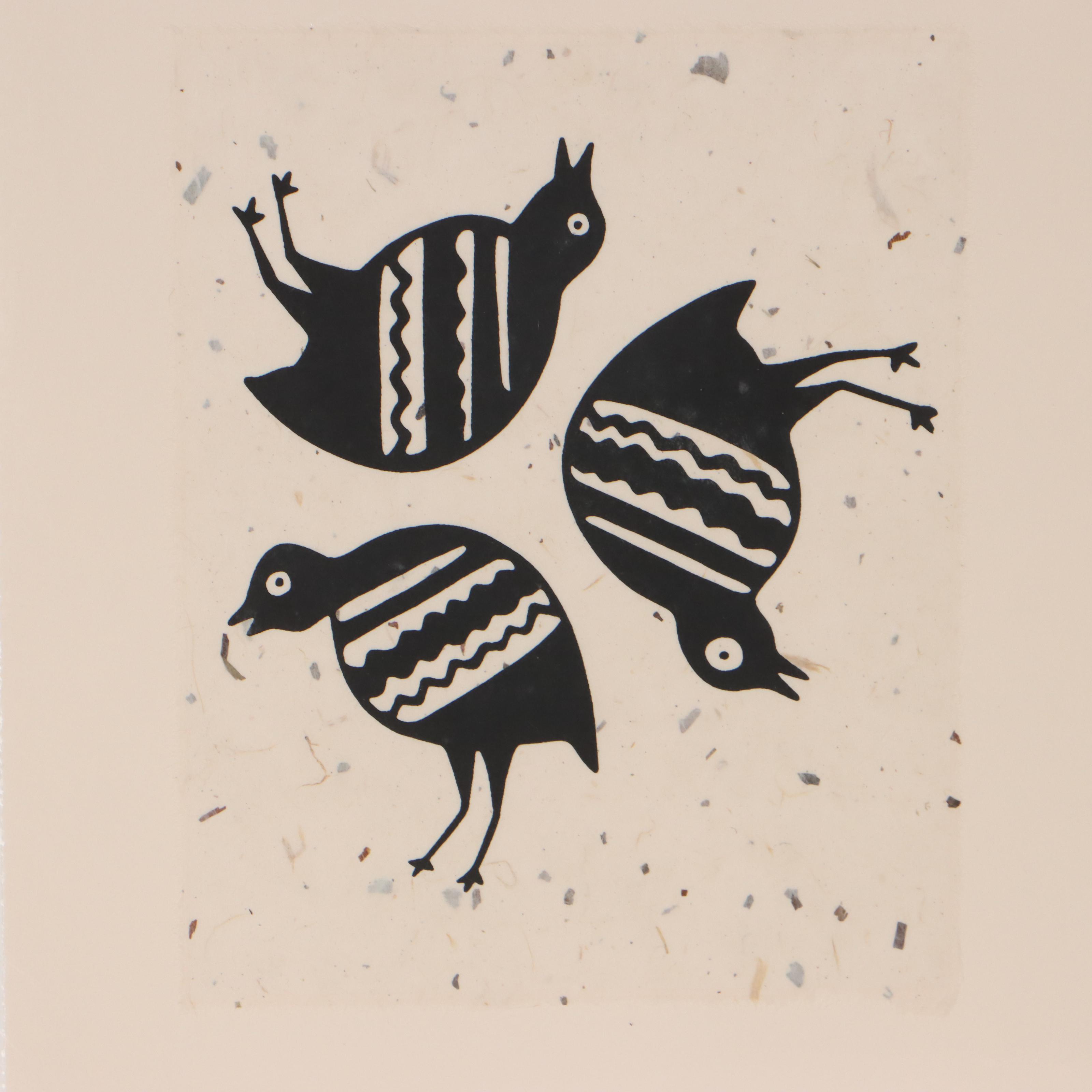 Serigraphs of Native American Mimbres Designs