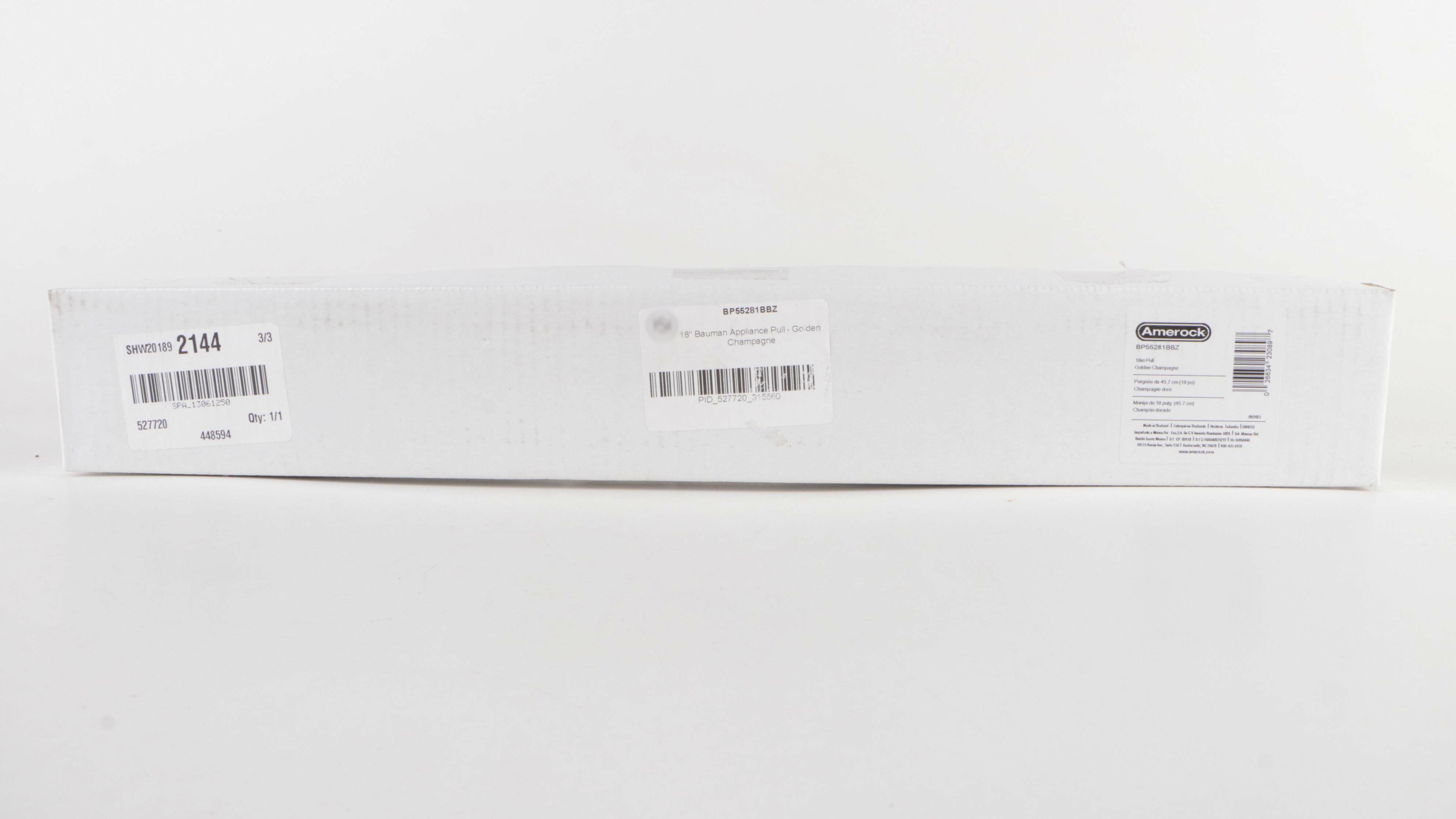 Golden Champagne Finish Appliance Pull, Cabinet Pulls, and Knobs