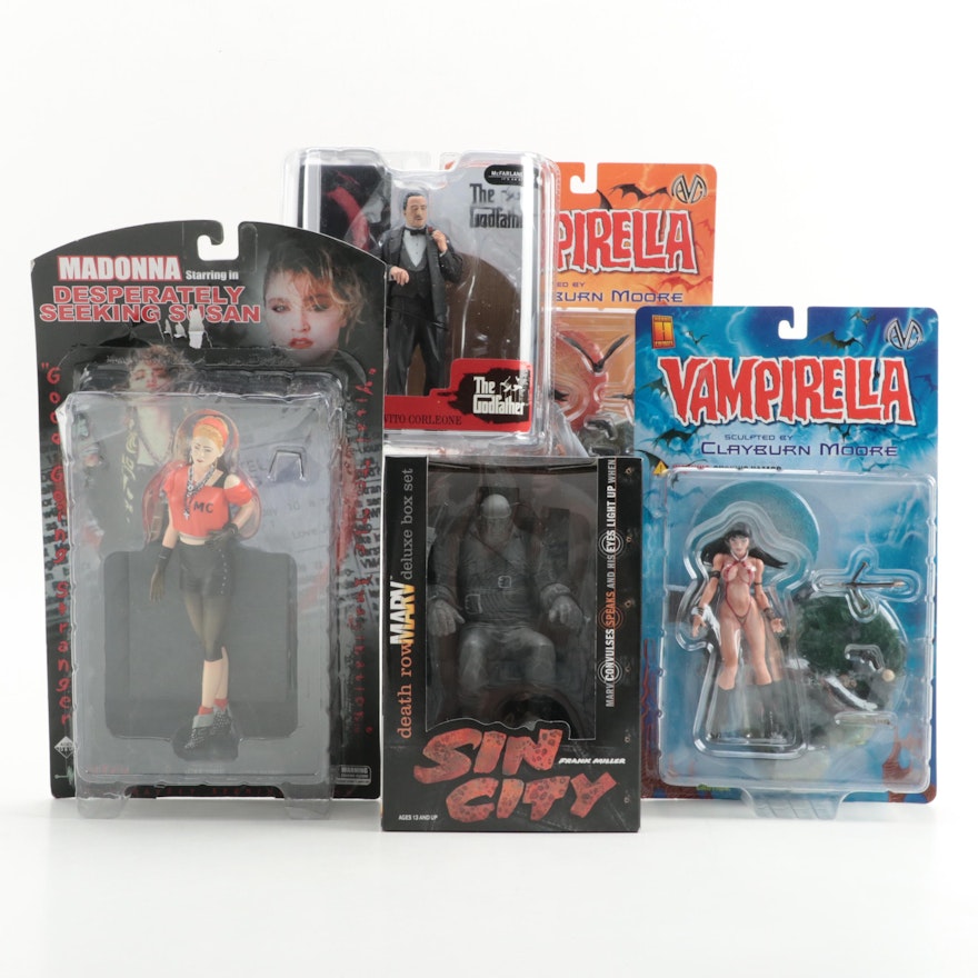 Vampirella, Madonna, The Godfather and Other Pop Culture Action Figures