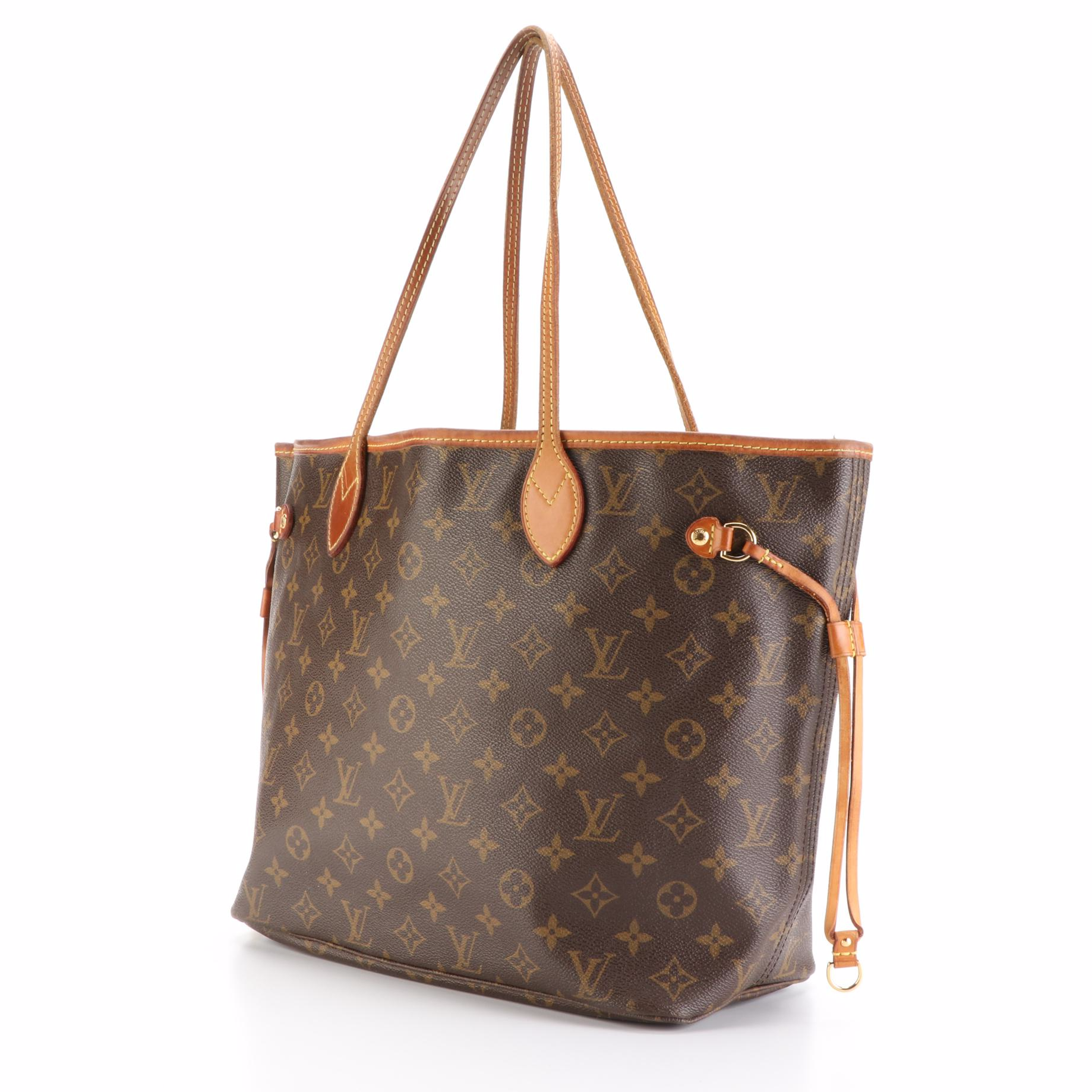 Louis Vuitton Neverfull MM in Monogram Canvas and Vachetta Leather