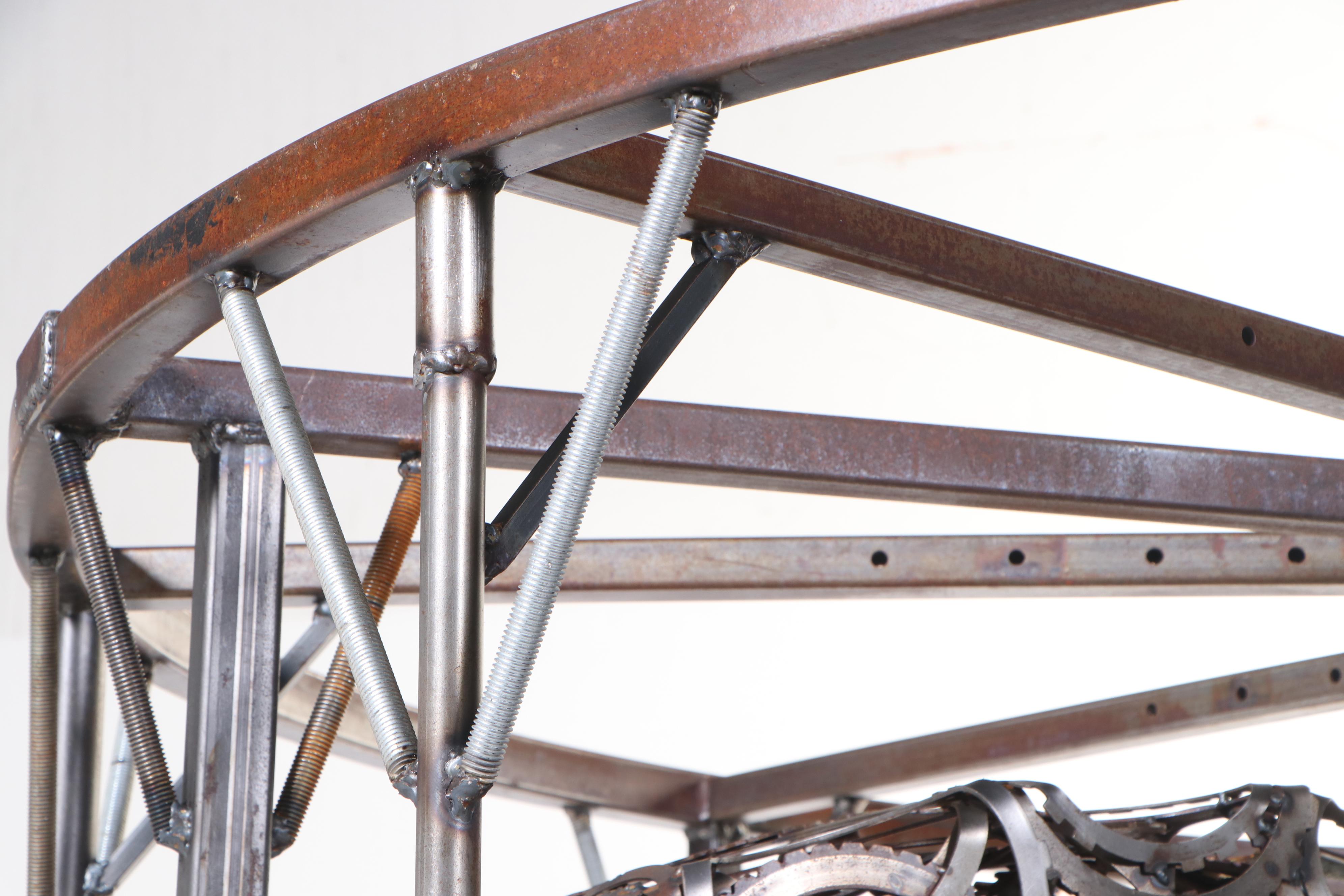 Jen Kresl of Steel Envy Large-Scale Steel Sculpture "Heavy Heart" for AHERO