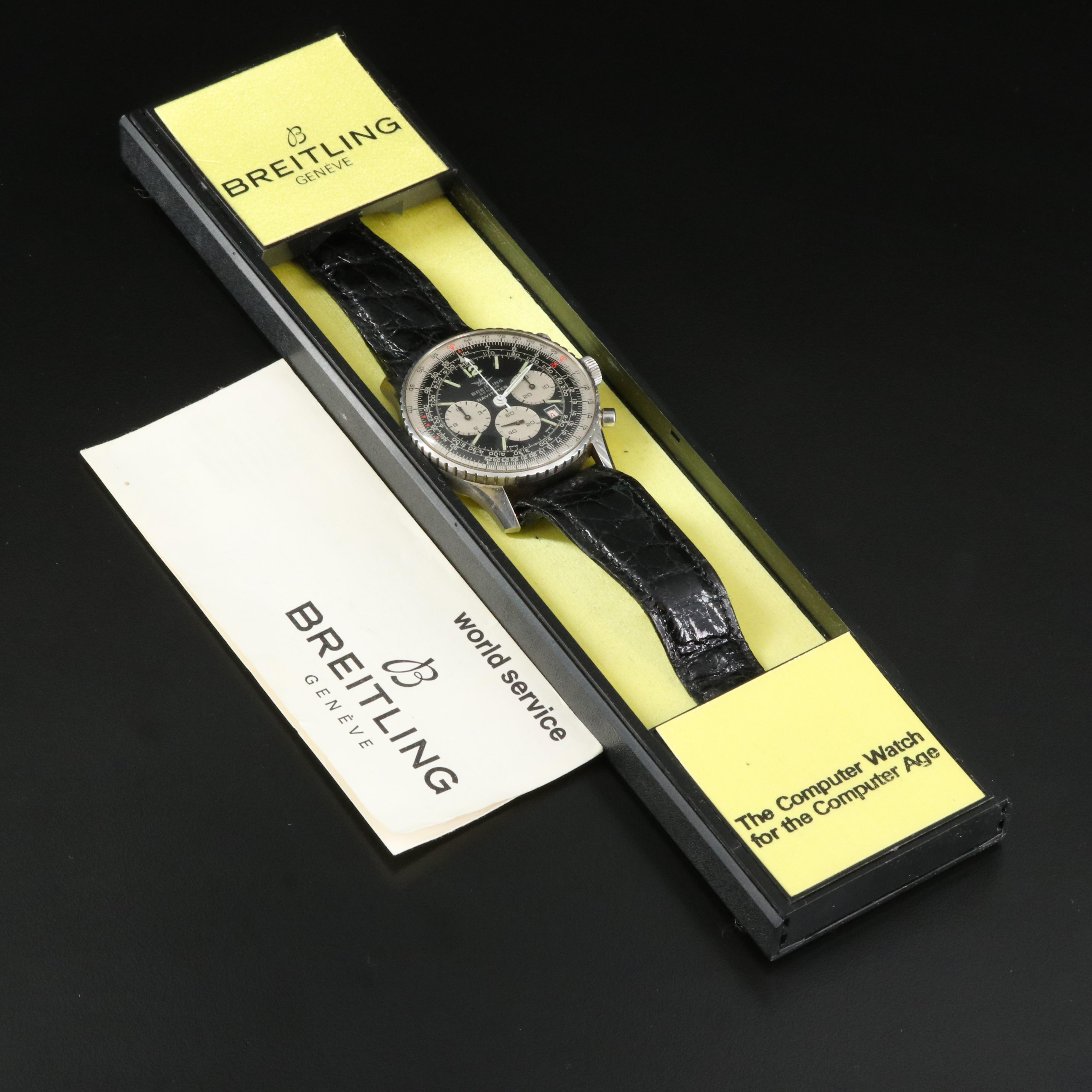 Breitling Navitimer Manual Wind Chronograph Watch