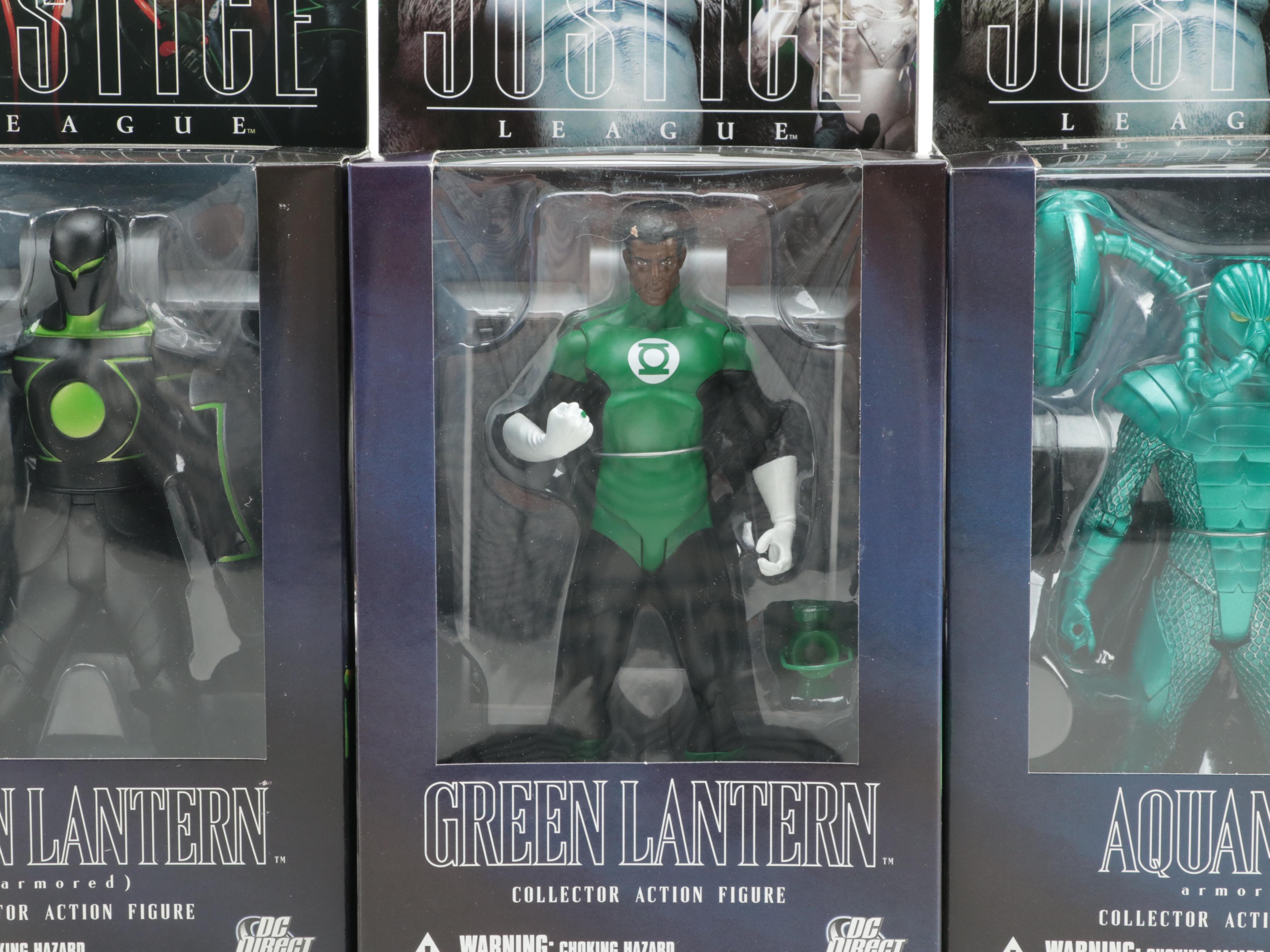DC Direct Justice League Series 6, 7 and 8 Action Figures, 2000s