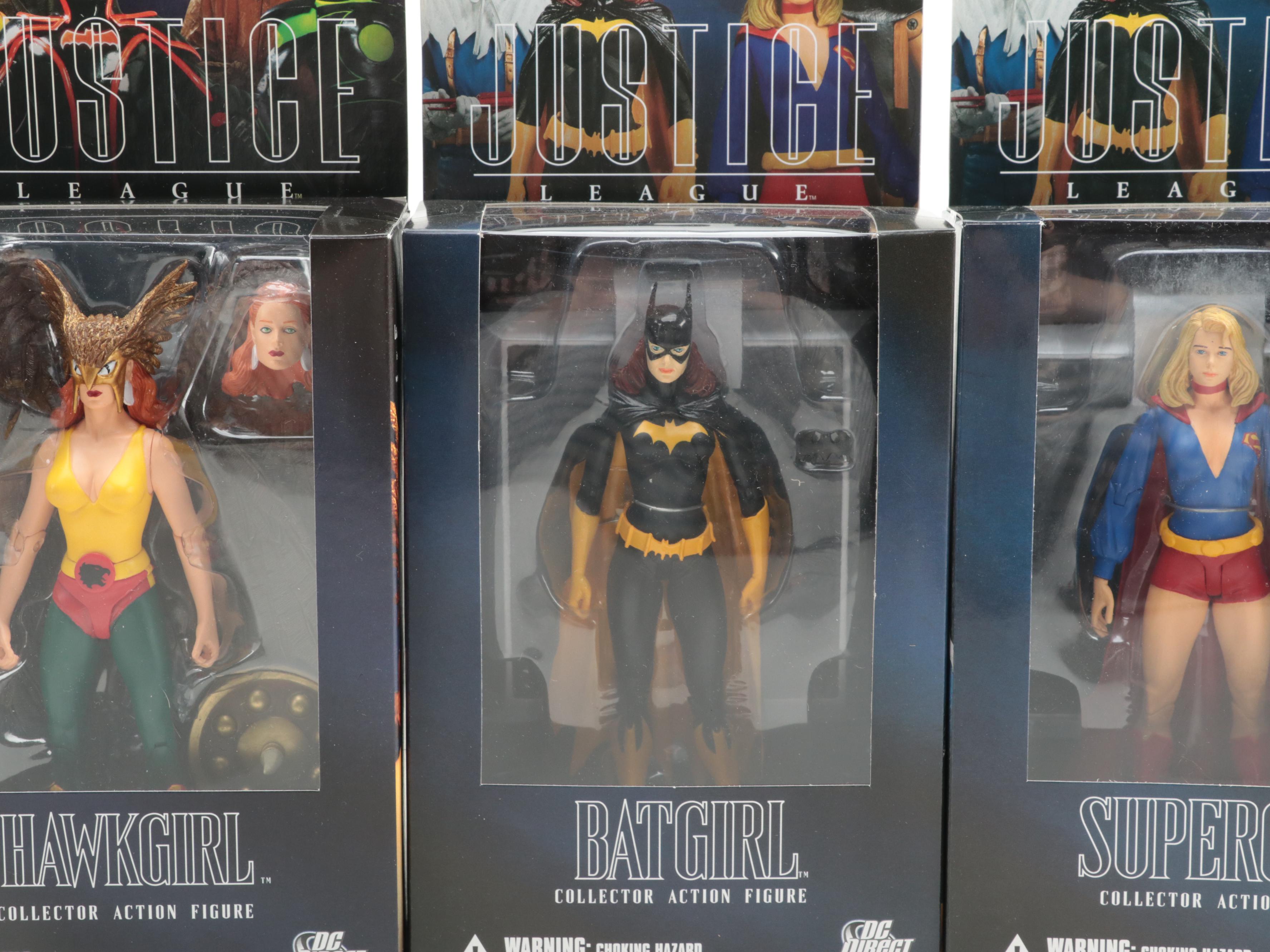 DC Direct Justice League Series 6, 7 and 8 Action Figures, 2000s