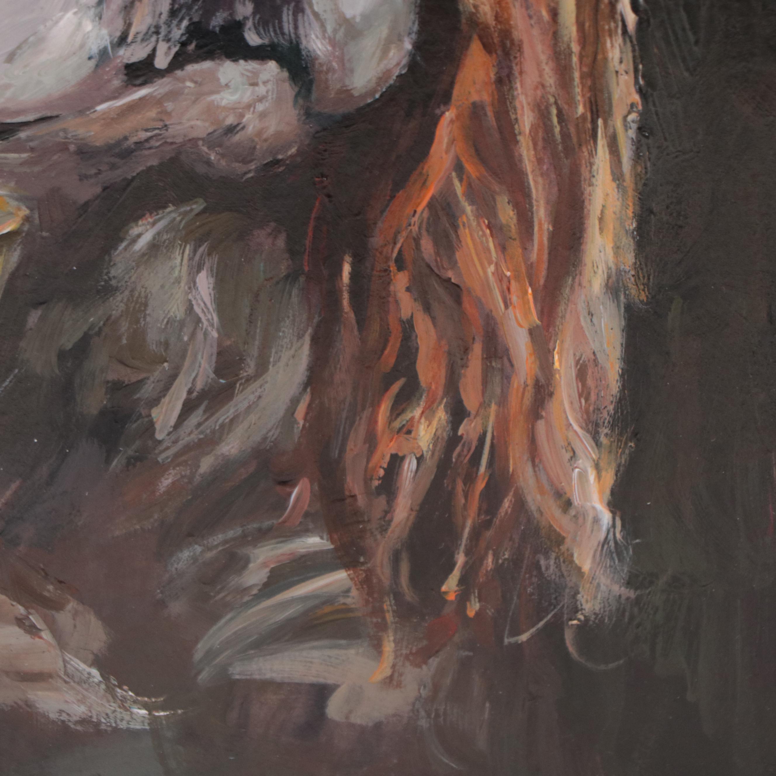 Adam Deda Oil Painting of Dog "Queen," 2022