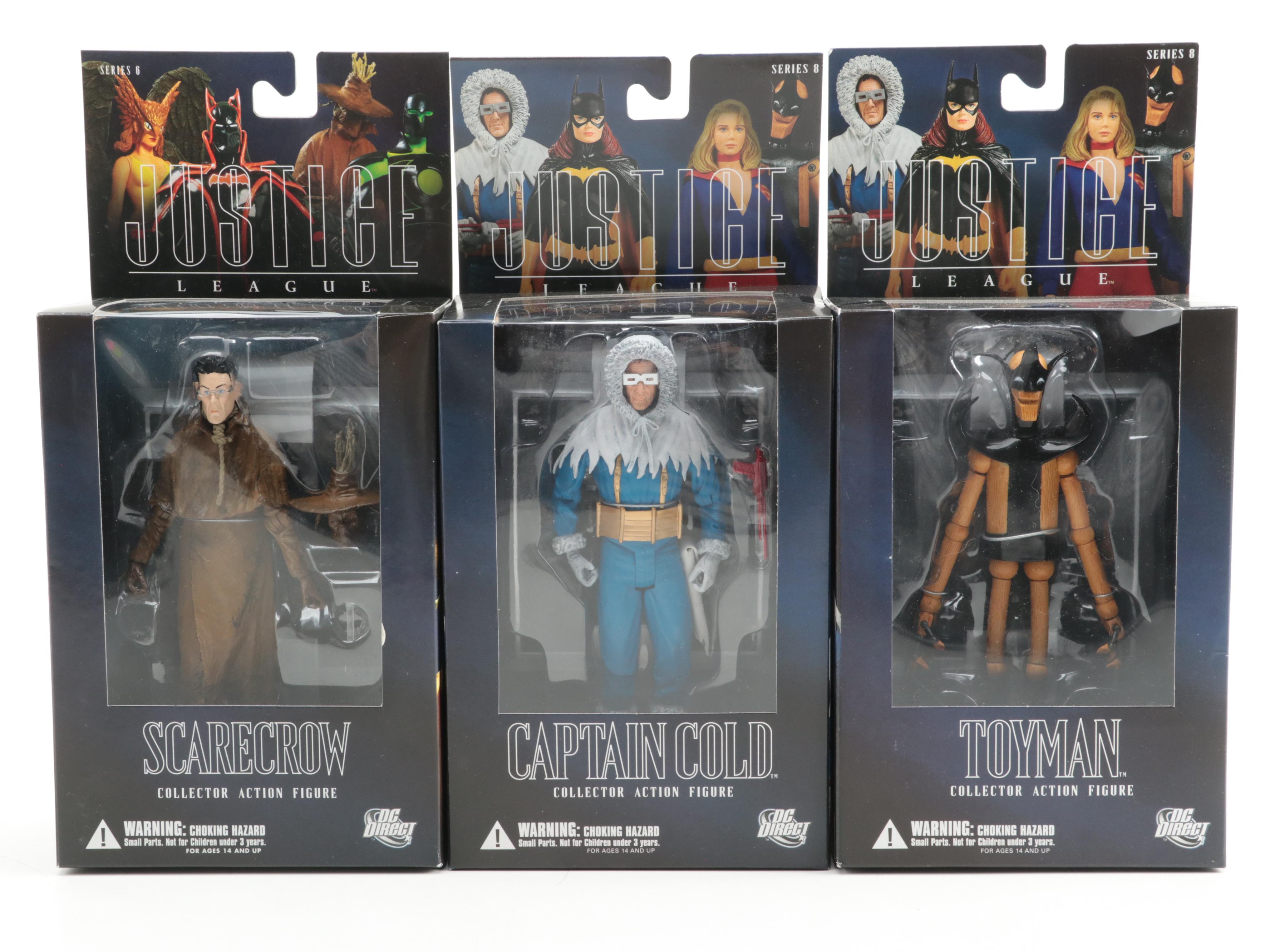 DC Direct Justice League Series 6, 7 and 8 Action Figures, 2000s