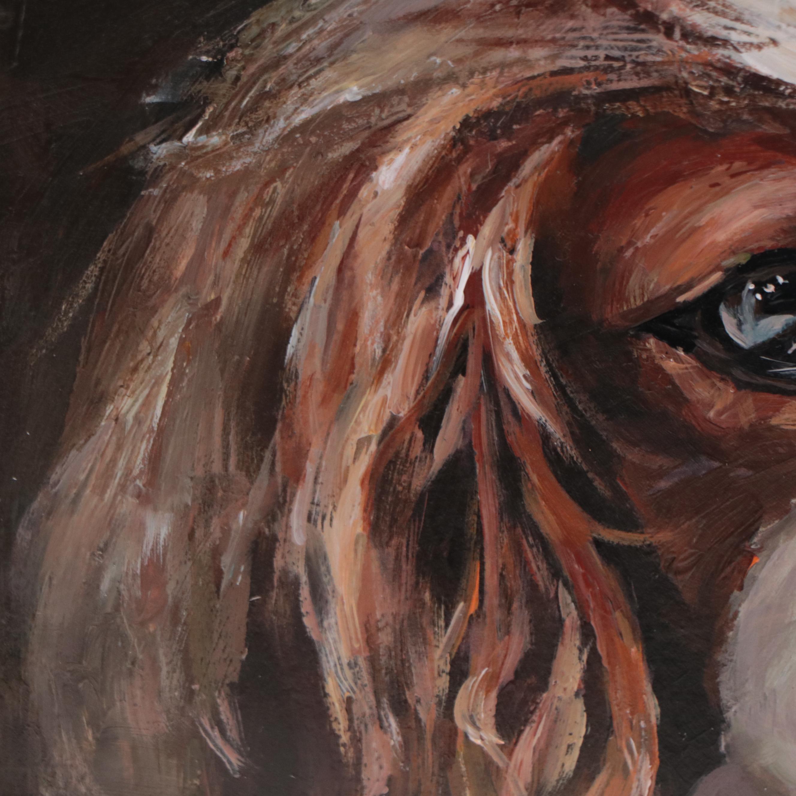 Adam Deda Oil Painting of Dog "Queen," 2022